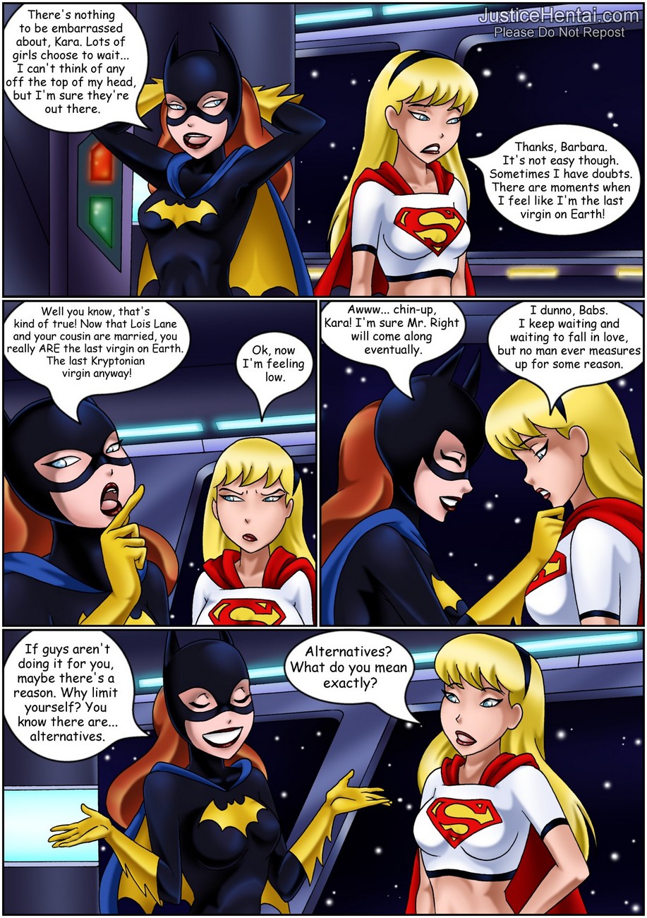 Batgirl Lesbian Porn Animated - Justice Hentai 4 Porn Comic - Page 014