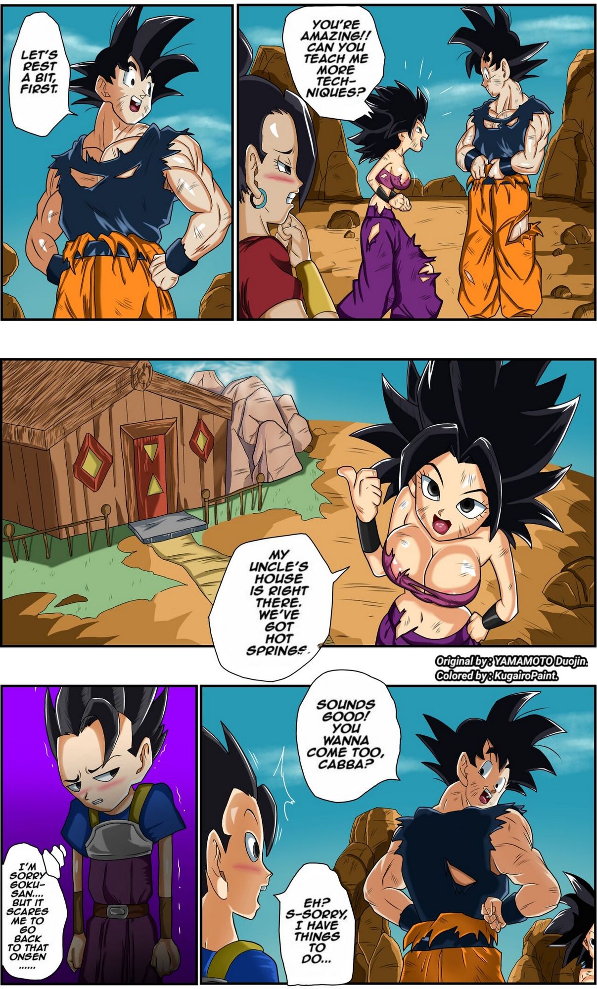 Kefla vs Goku Porn Comic - Page 004