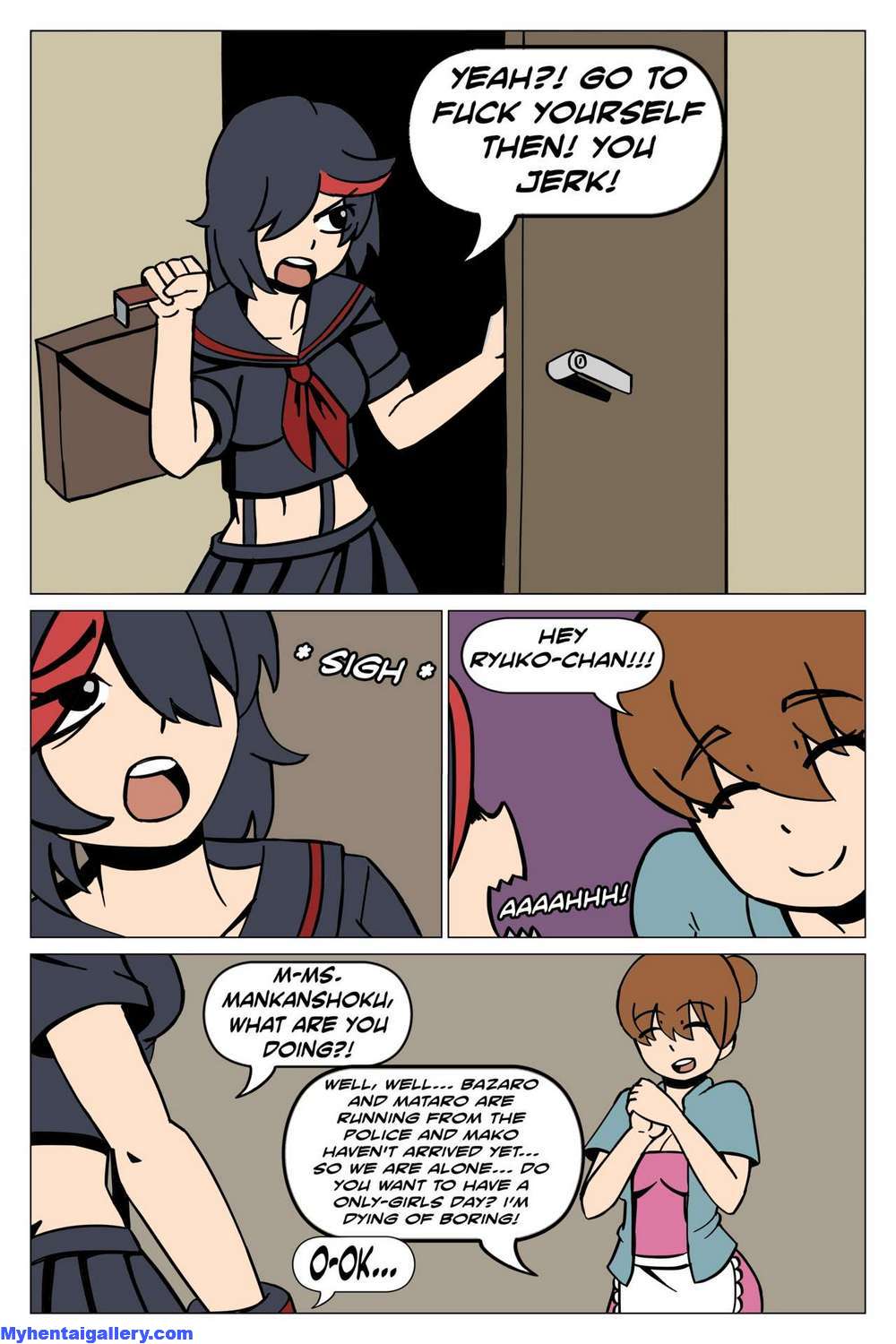 Kill La Kill - Relax day Porn Comic - Page 002