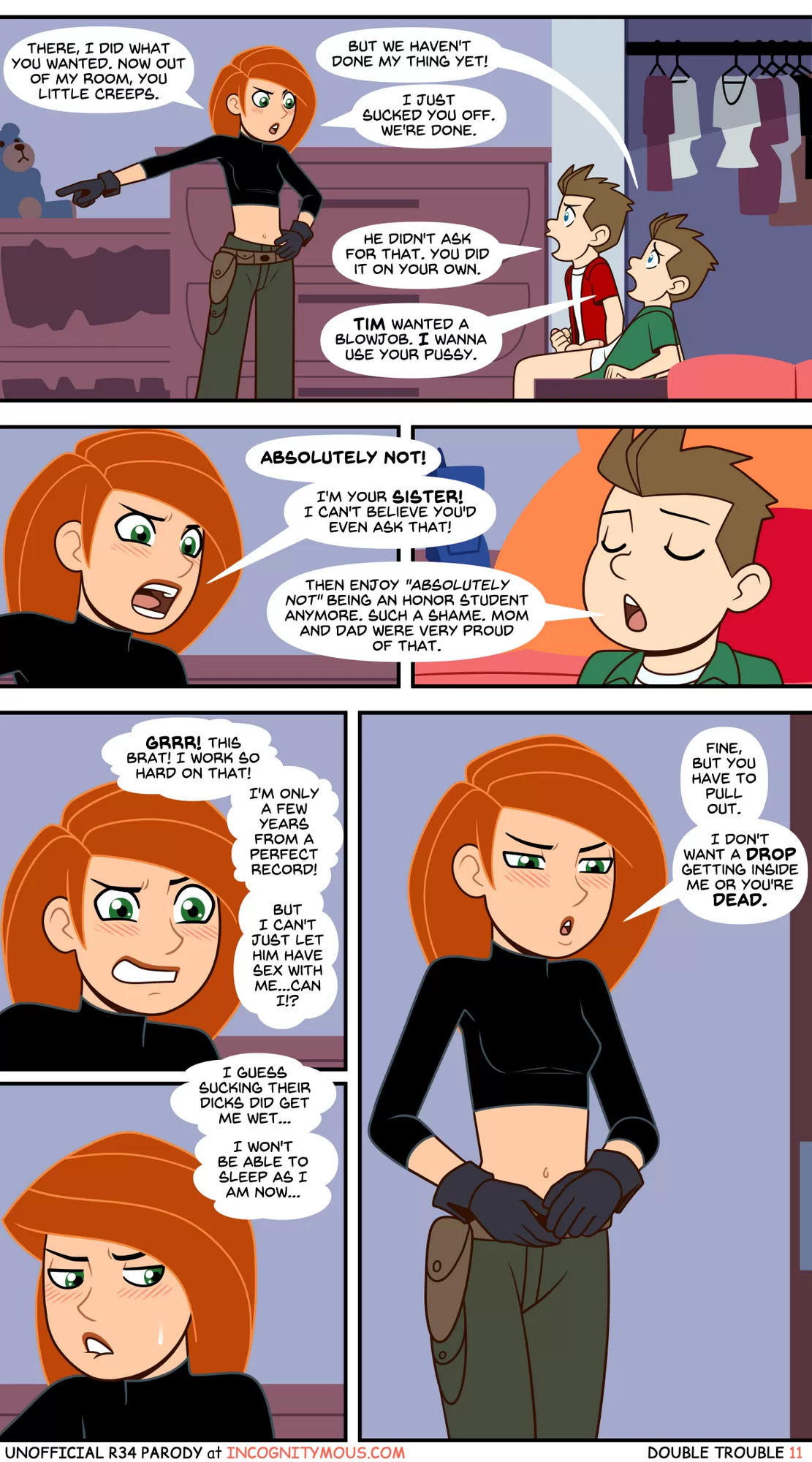 Kim Possible - Double Trouble Porn Comic - Page 011_000.webp