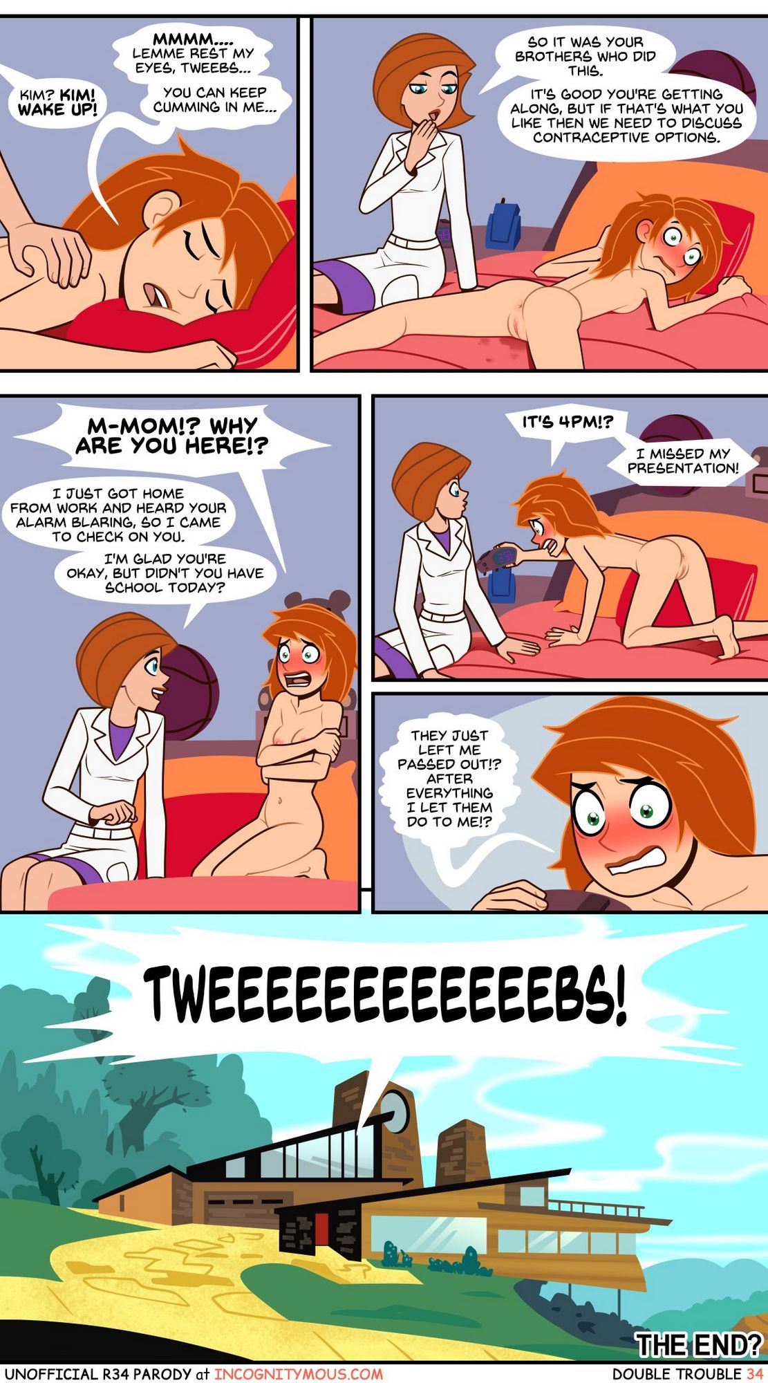 Kim Possible And Her Mom Porn - Kim Possible - Double Trouble Porn Comic - Page 034_000