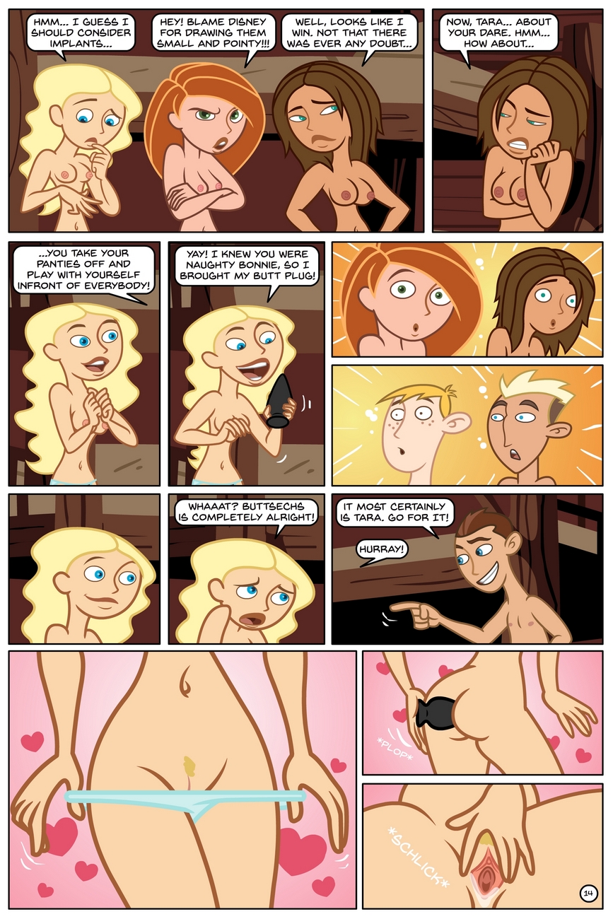 Kim Possible - Spin, Sip & Strip! Porn Comic - Page 015