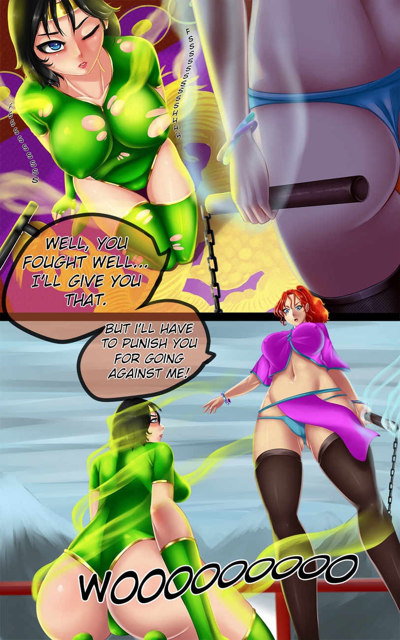 Kim Wu vs Black Orchid Porn Comic - Page 002