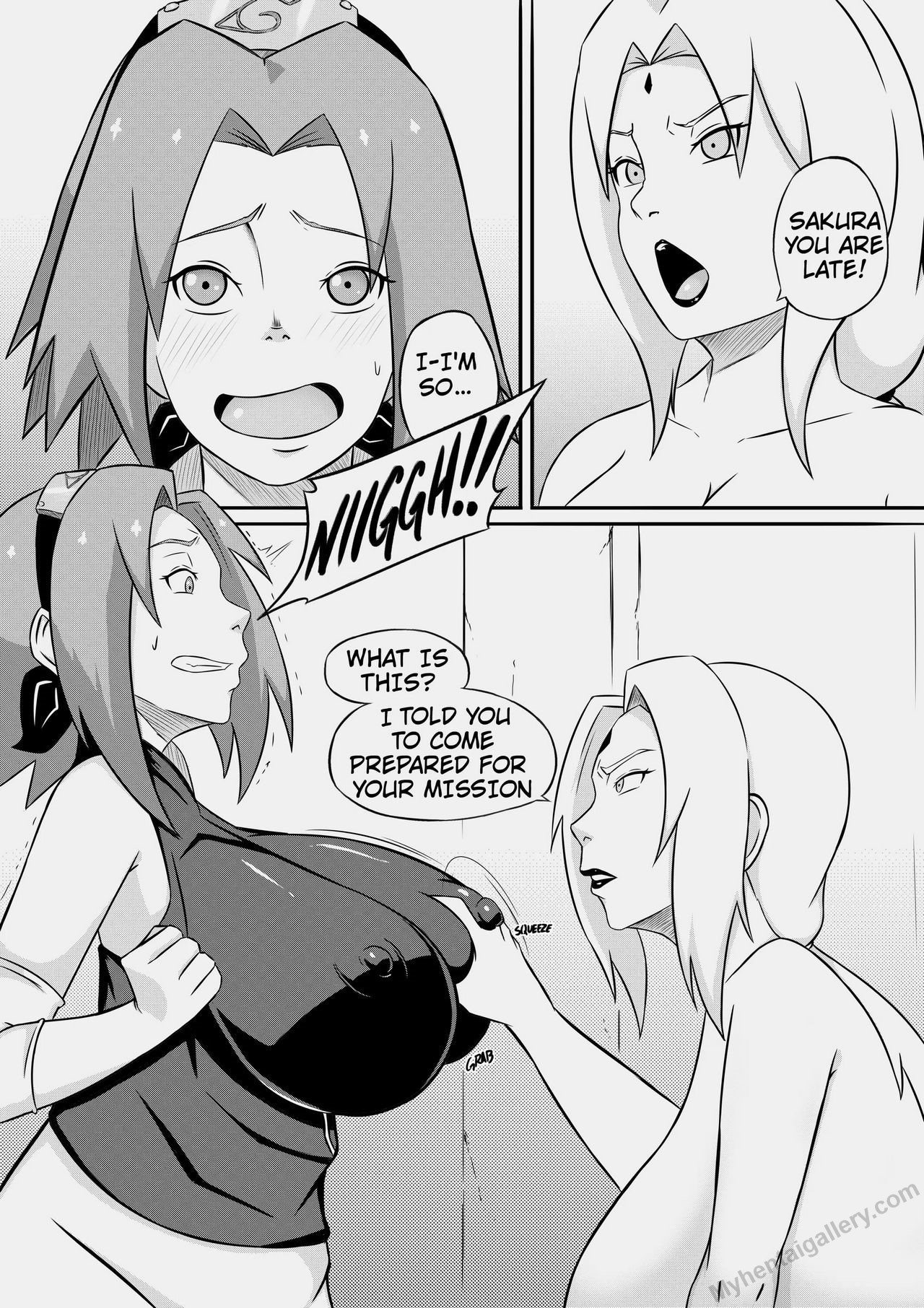 Black Sluts Mission - Konoha Sluts Porn Comic - Page 009