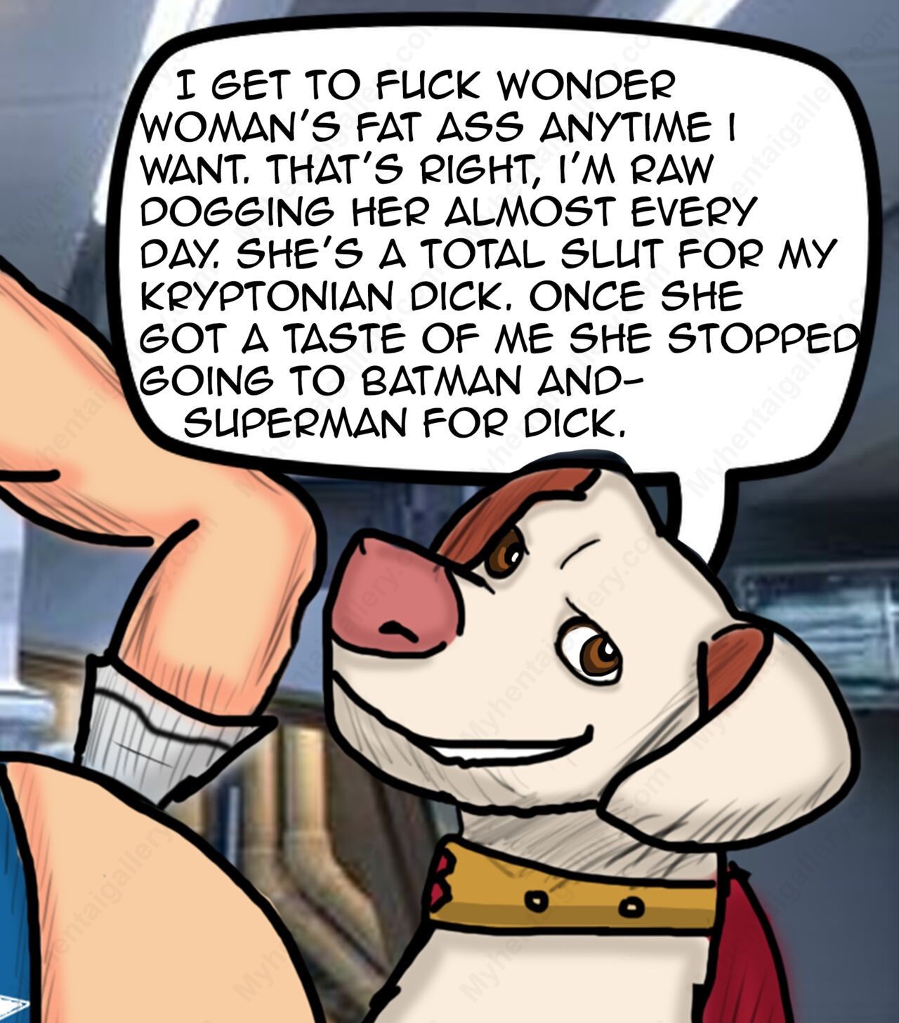 Krypto And His Wonder Whore Porn Comic - Page 003