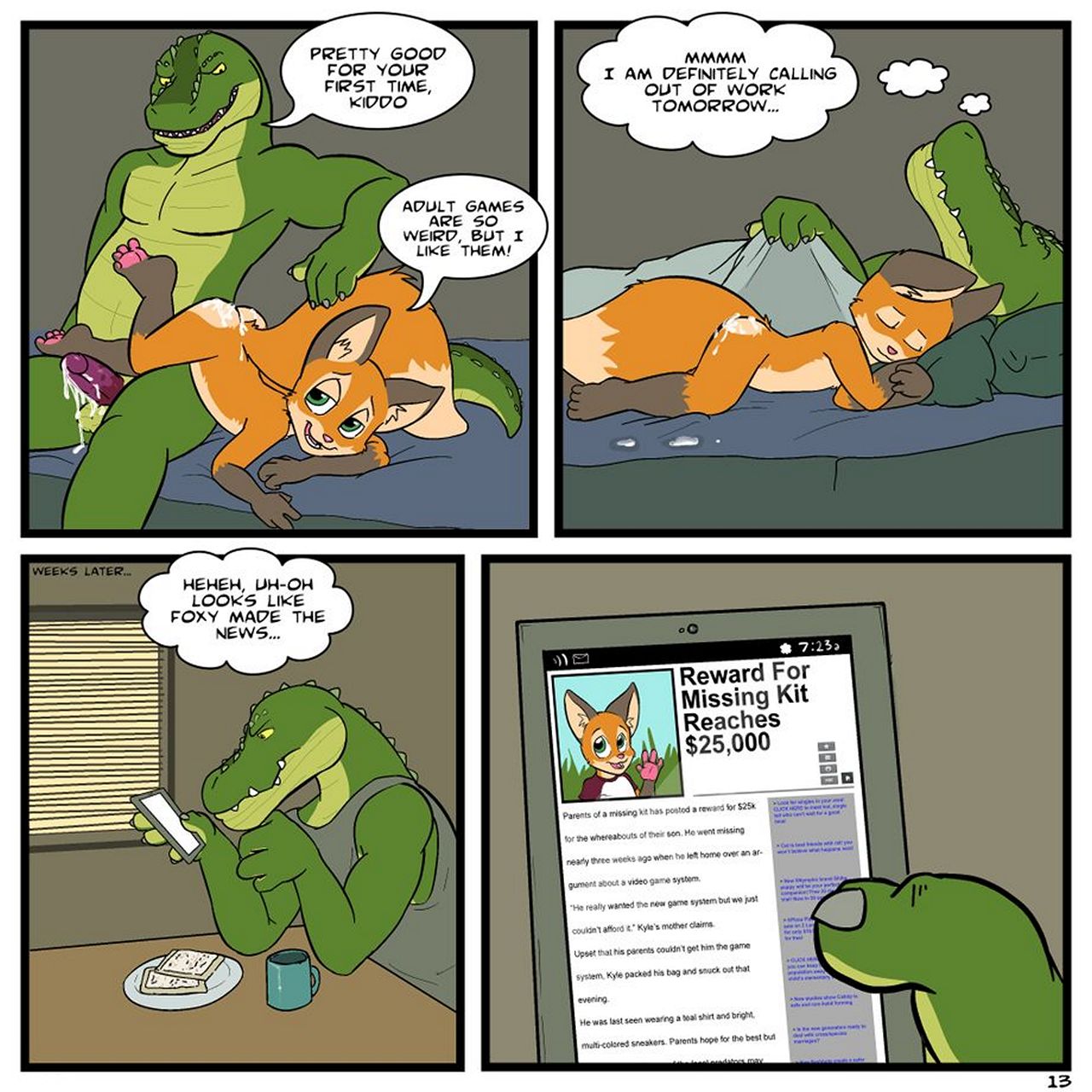 Kyle The Fox 1 Porn Comic - Page 014