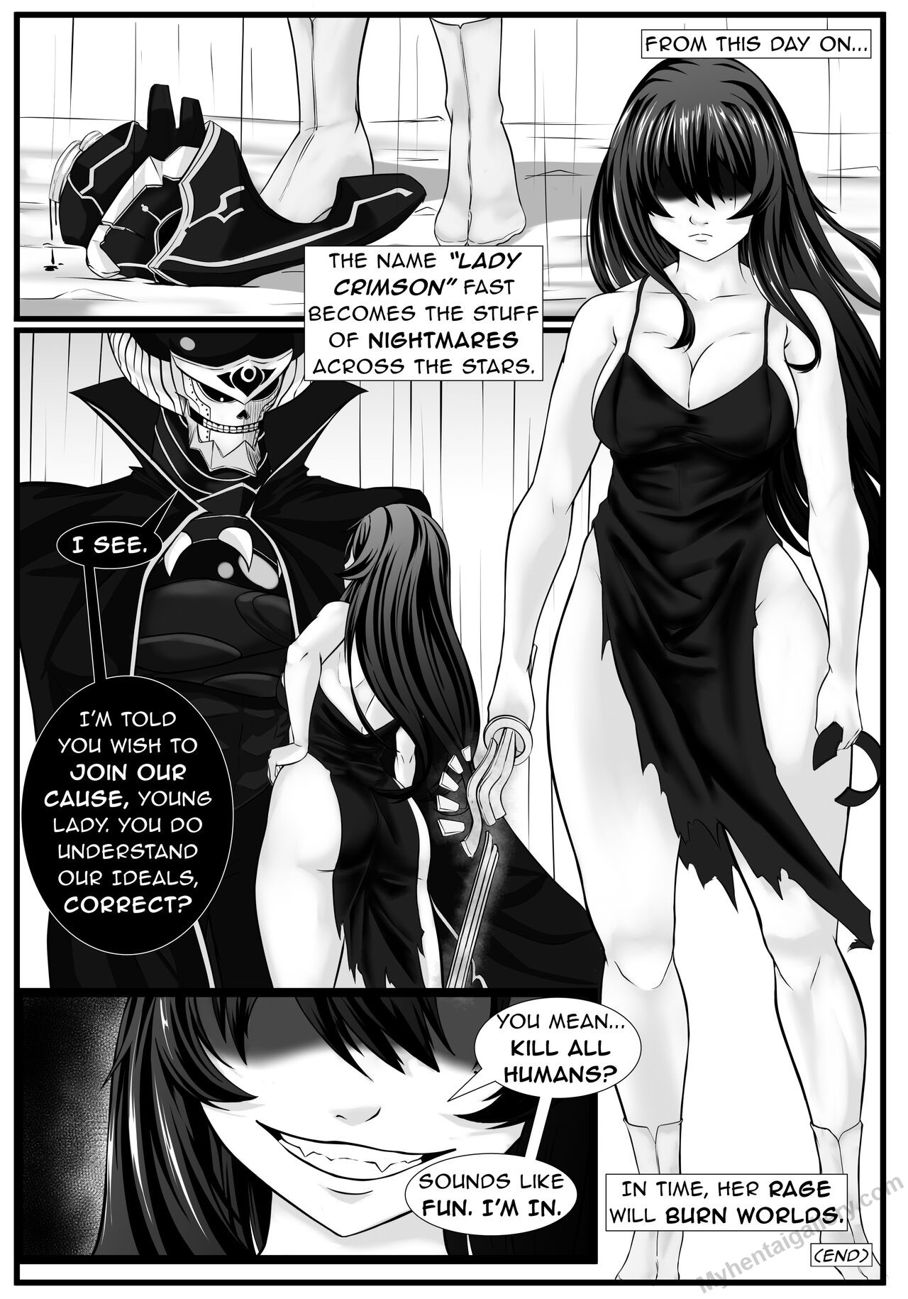 Lady Crimson - Universe No 29 Bad End Porn Comic - Page 025