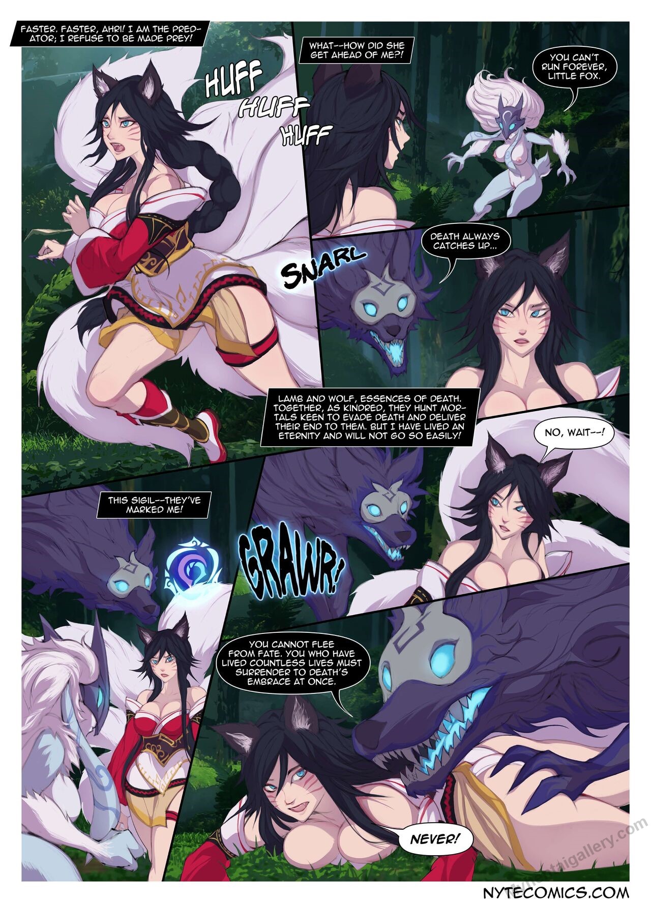 League Of Legends Series - Ahri Porn Comic - Page 002