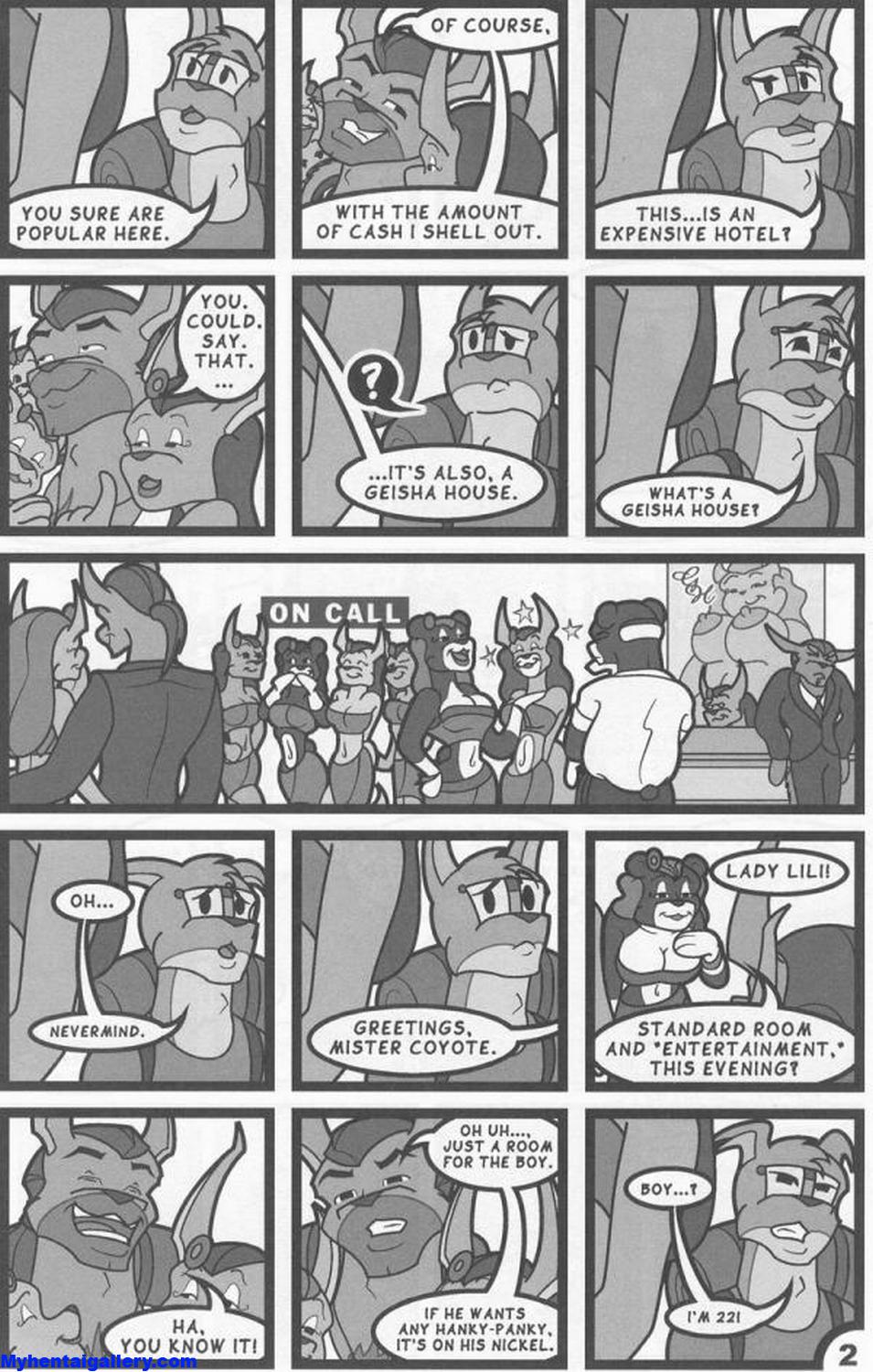 Lenny Elkhound 1 - A Little Piece Of Japan Porn Comic - Page 002