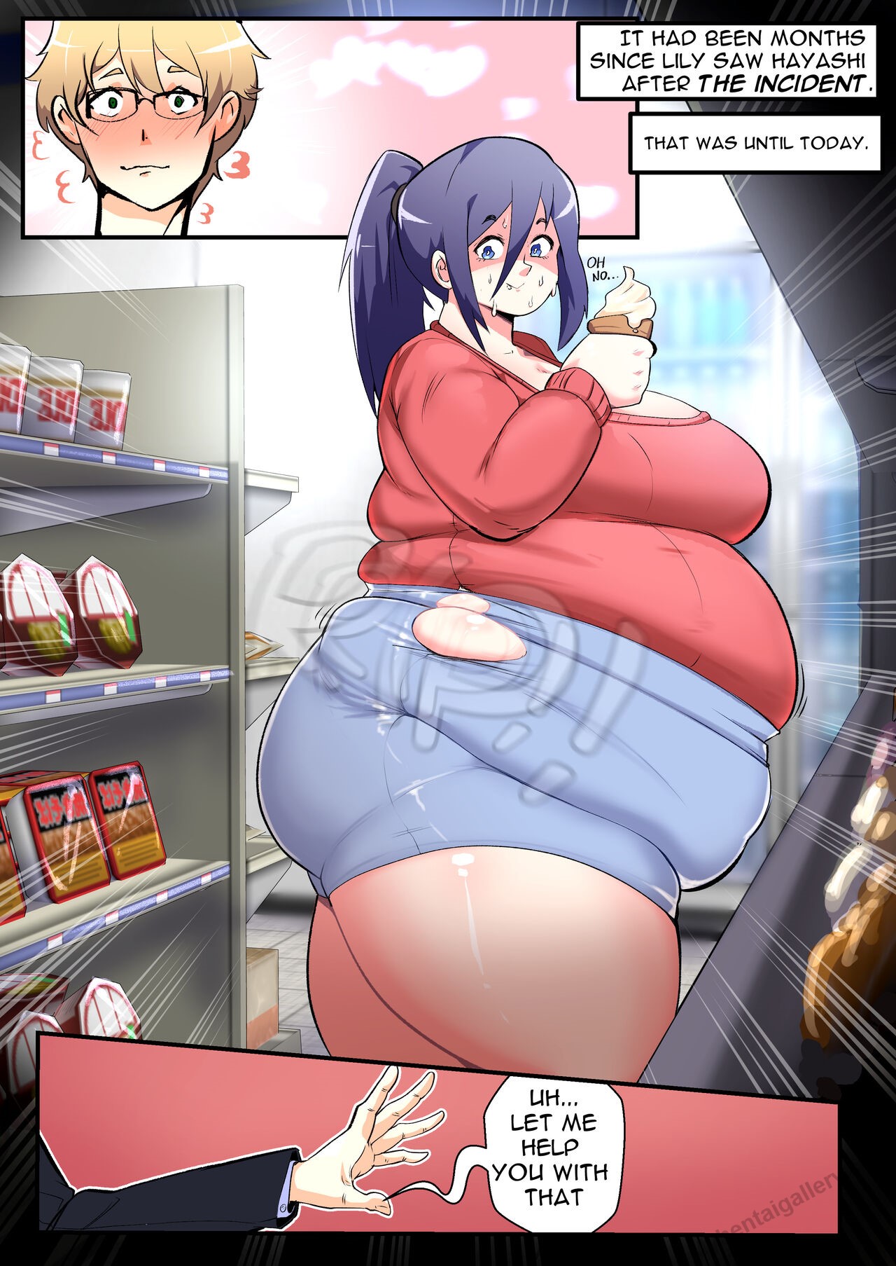 MMO Junkie Weight Gain Porn Comic - Page 009_6