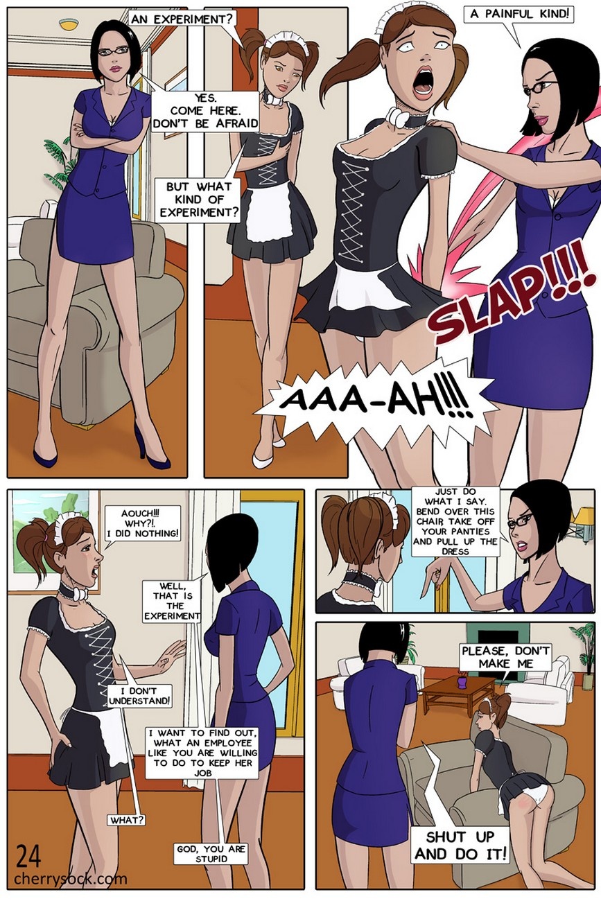 Maid Bent Over Porn - Maid In Distress 1 Porn Comic - Page 025