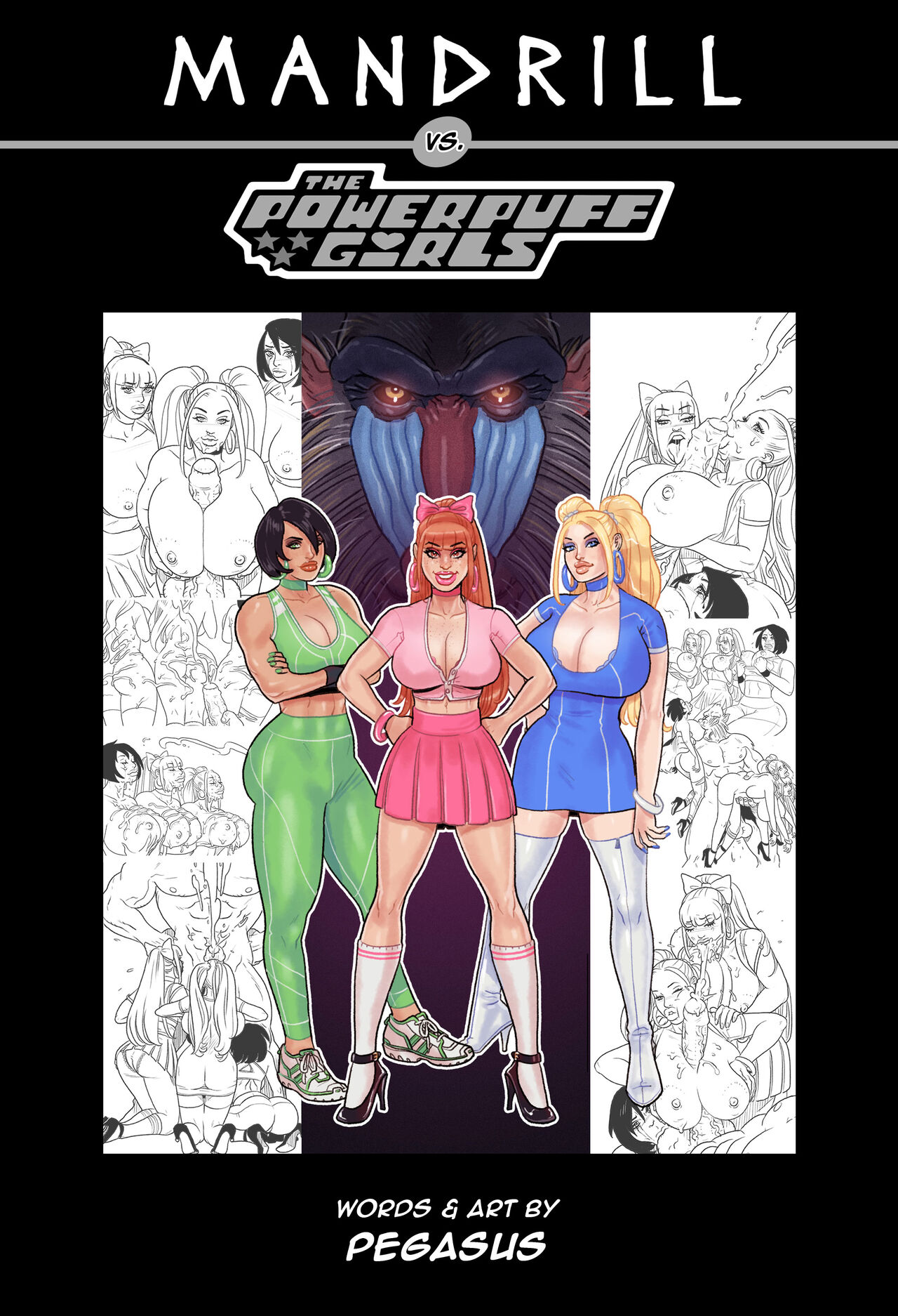 Mandrill vs The Powerpuff Girls - Hentai Comic | Porn Comic | Sex Manga -  HentaiMy