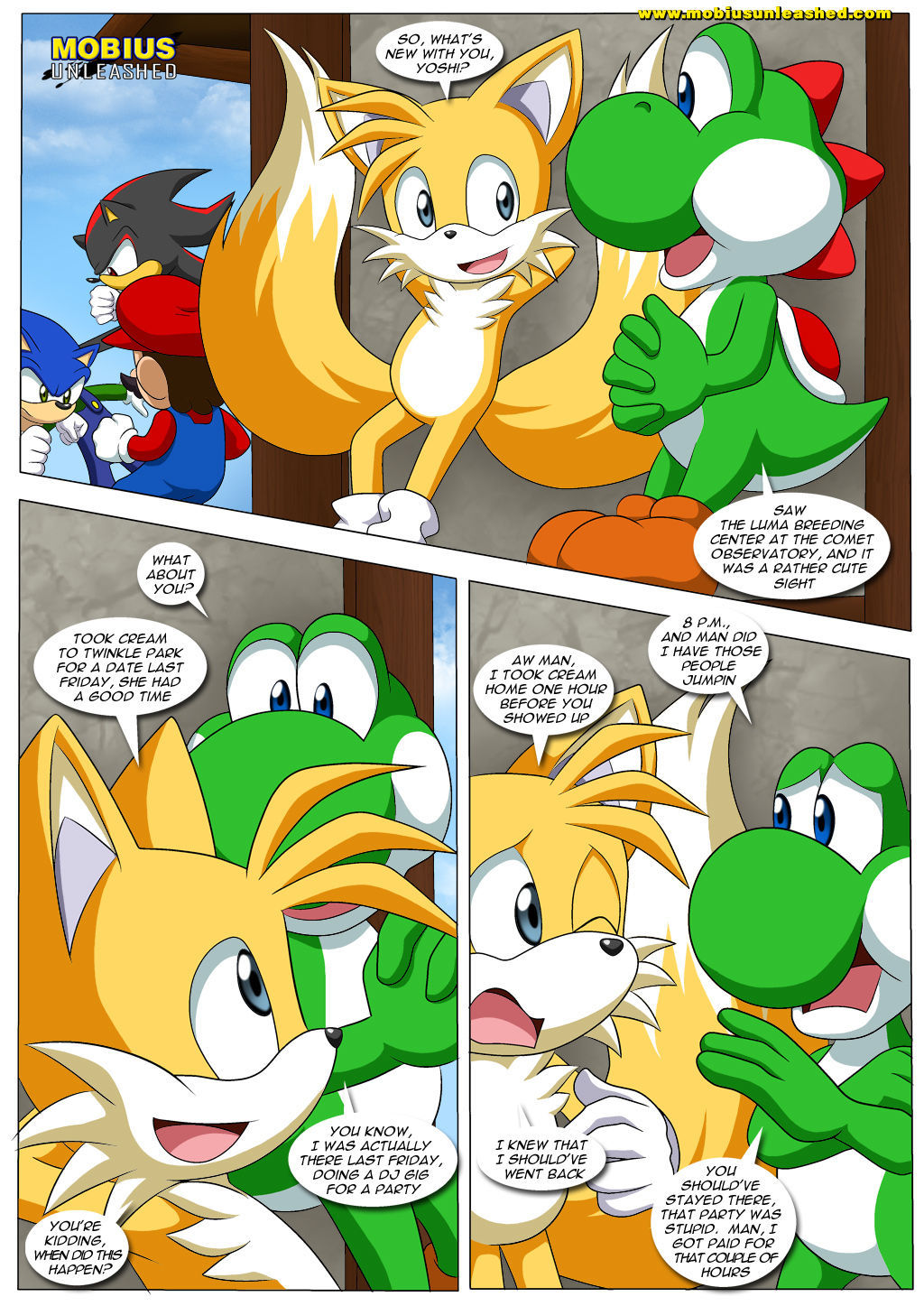 Cartoon Yoshi Porn - Mario & Sonic HD Hentai Porn Comic - 00027_1