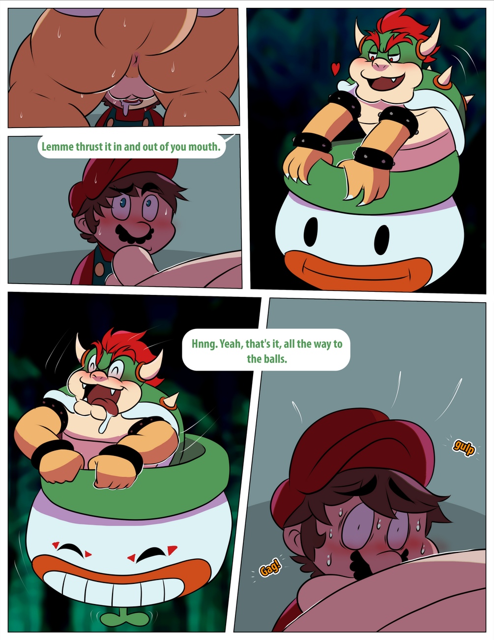 Mario And Bowser Rule 34 Porn Comic - Page 010