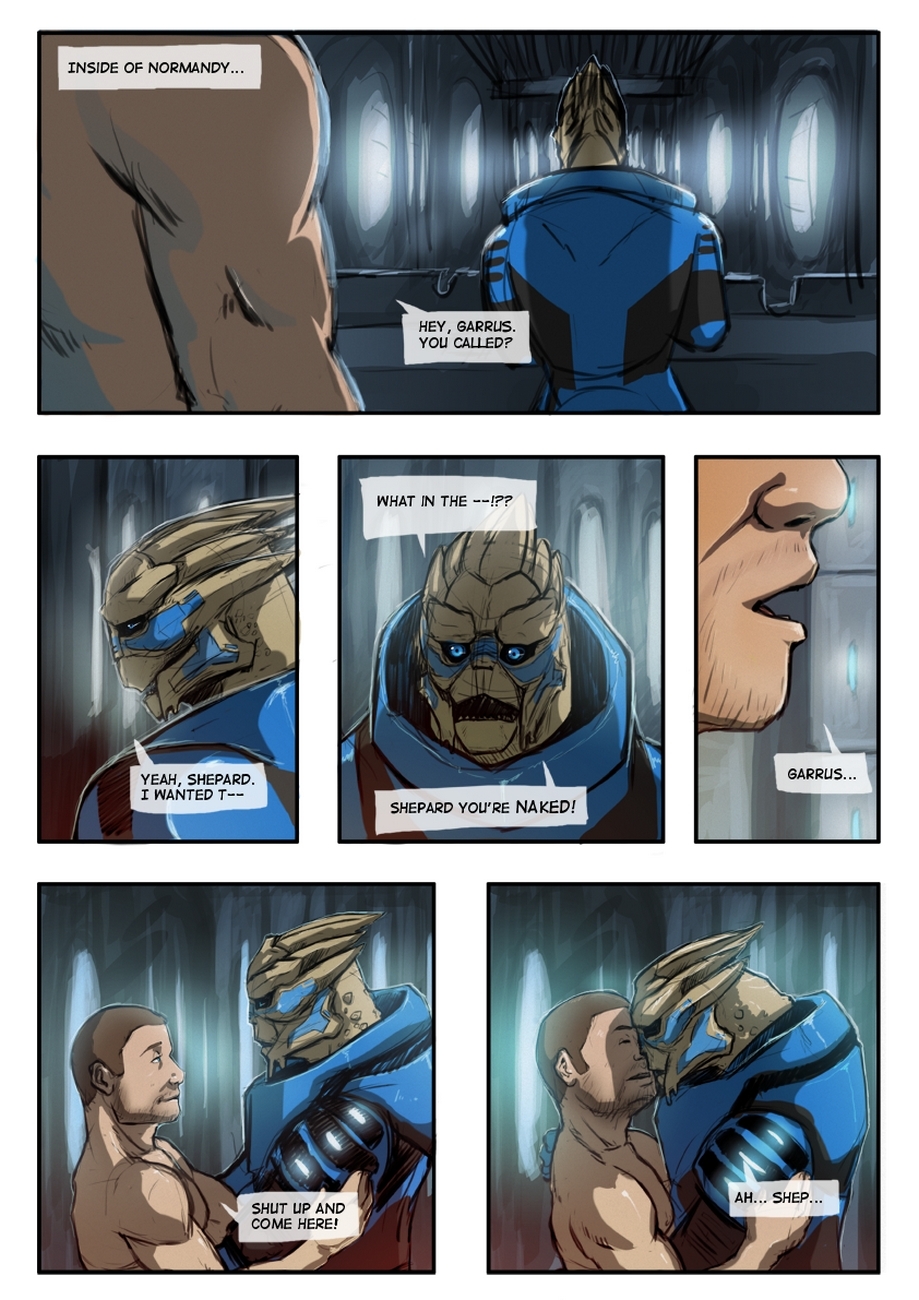 Mass Effect Porn Comic - Page 002