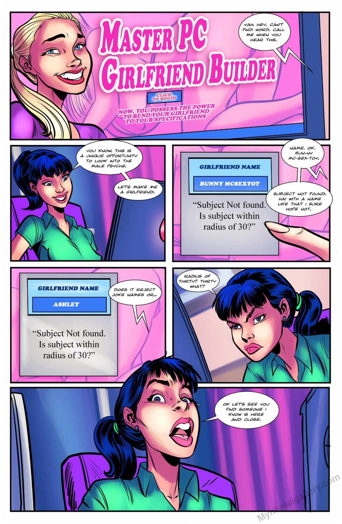 Master PC - Girlfriend Builder 1 Porn Comic - Page 004