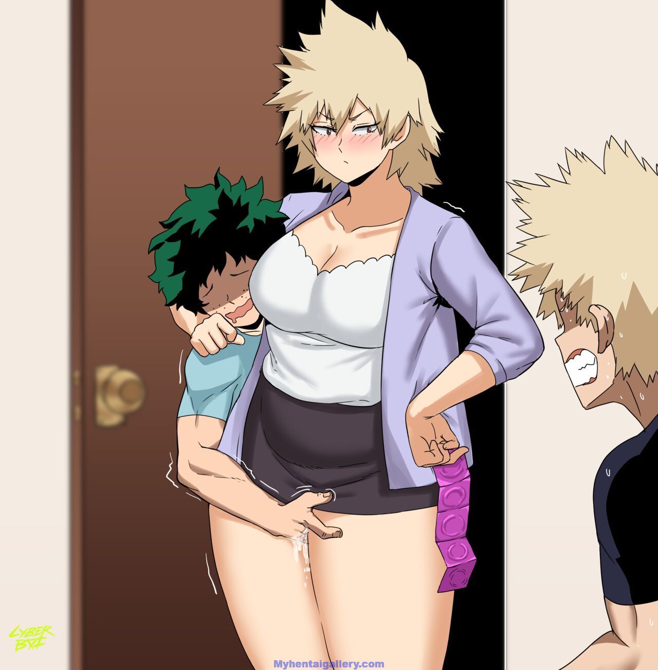 Mitsuki Bakugou x Deku Porn Comic - Page 001