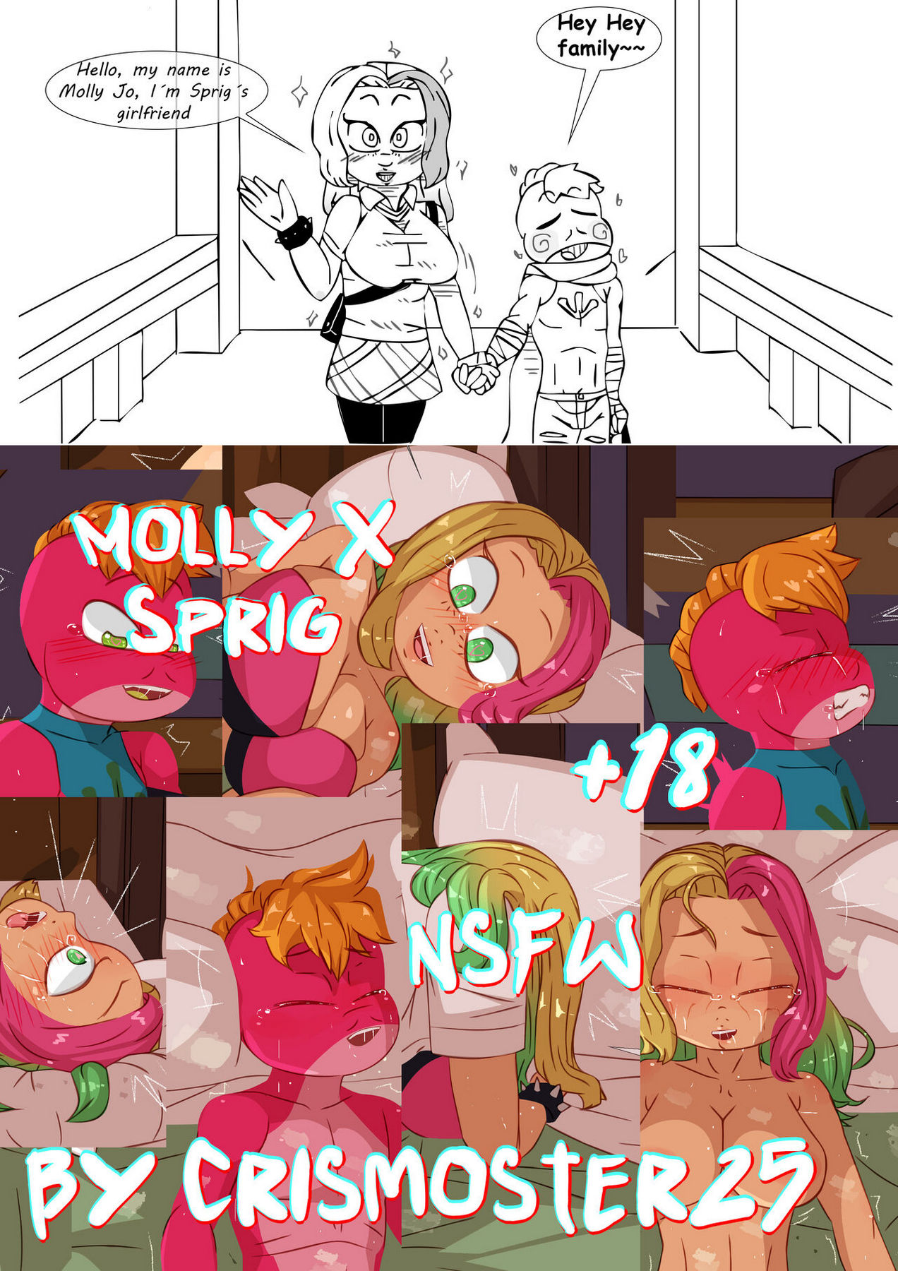 Molly X Sprig HD Hentai Porn Comic - 001