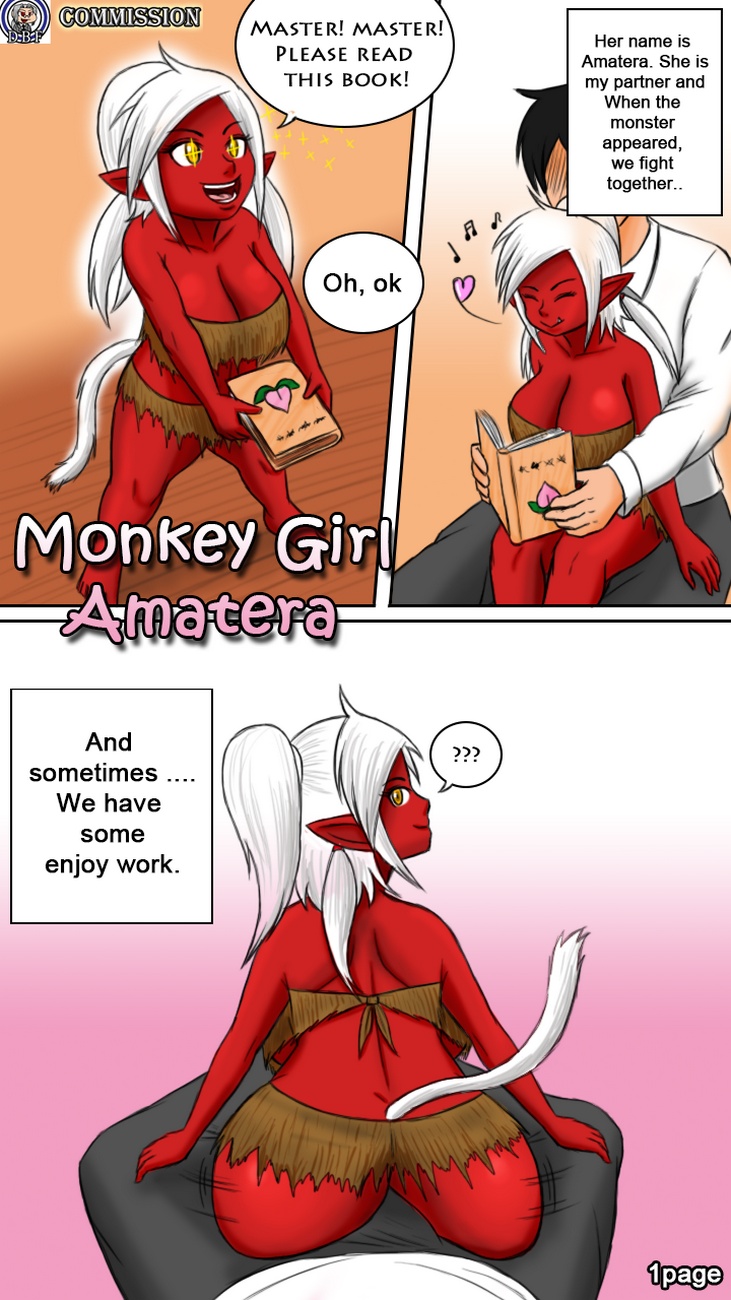 Monkey Girl Amatera Porn Comic - Page 002