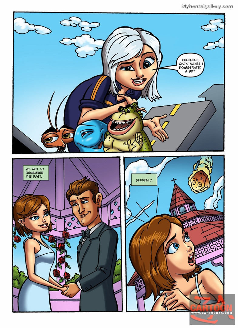 Monsters Vs Aliens - The Most Suitable Size Porn Comic - Page 003