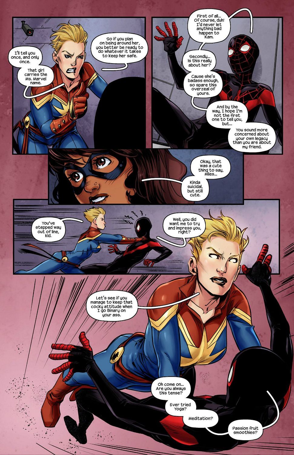 Ms Marvel - Spider-Man 2 Porn Comic - Page 004