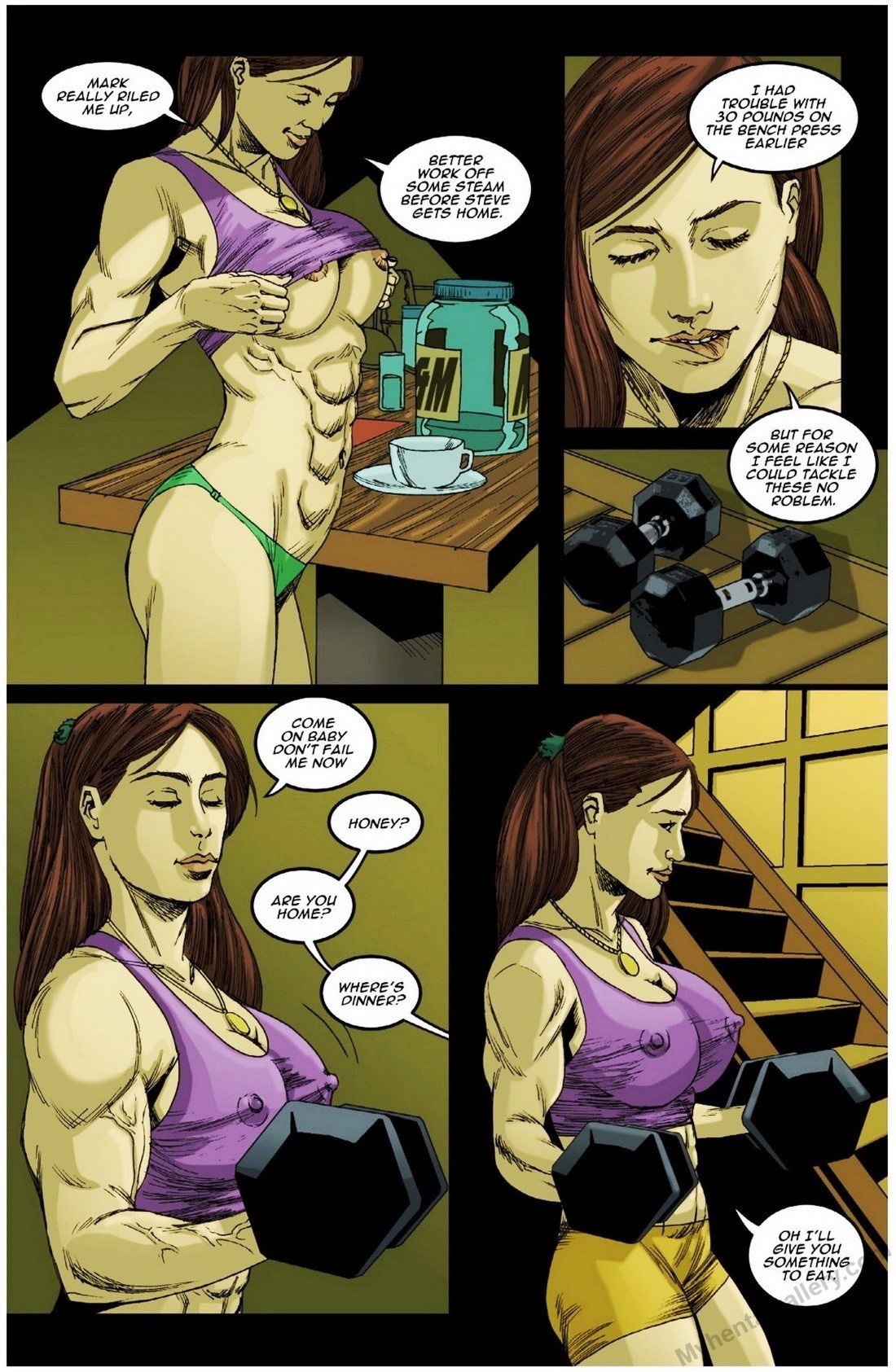 Muscle Milf 1 Porn Comic - Page 011_4