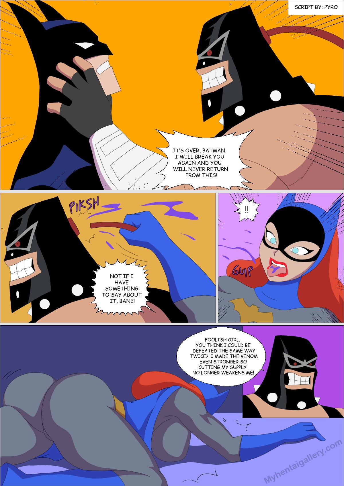 Muscular Batgirl Porn Comic - Page 001