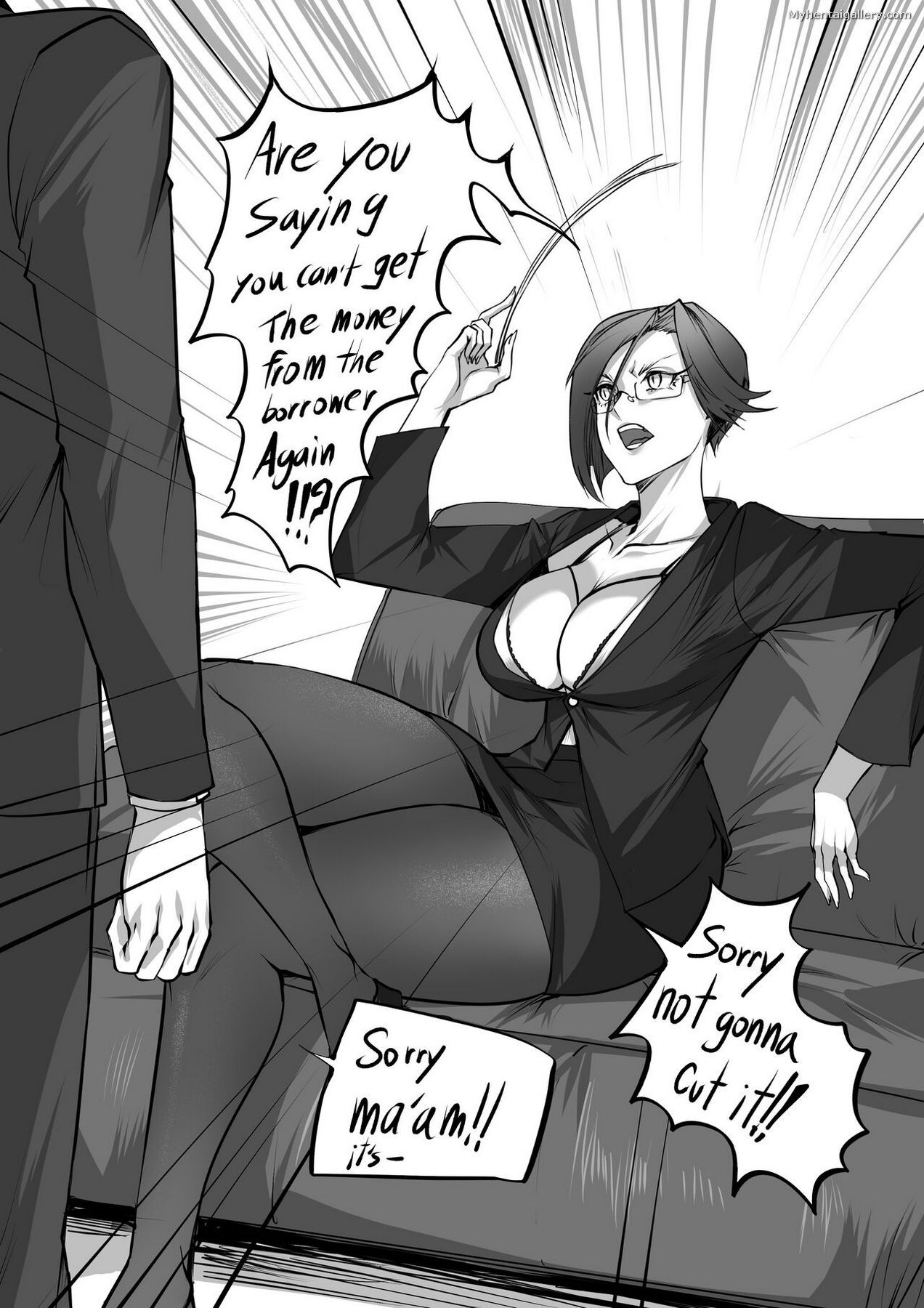 My Boss Is A Hot Office Lady Porn Comic - Page 001