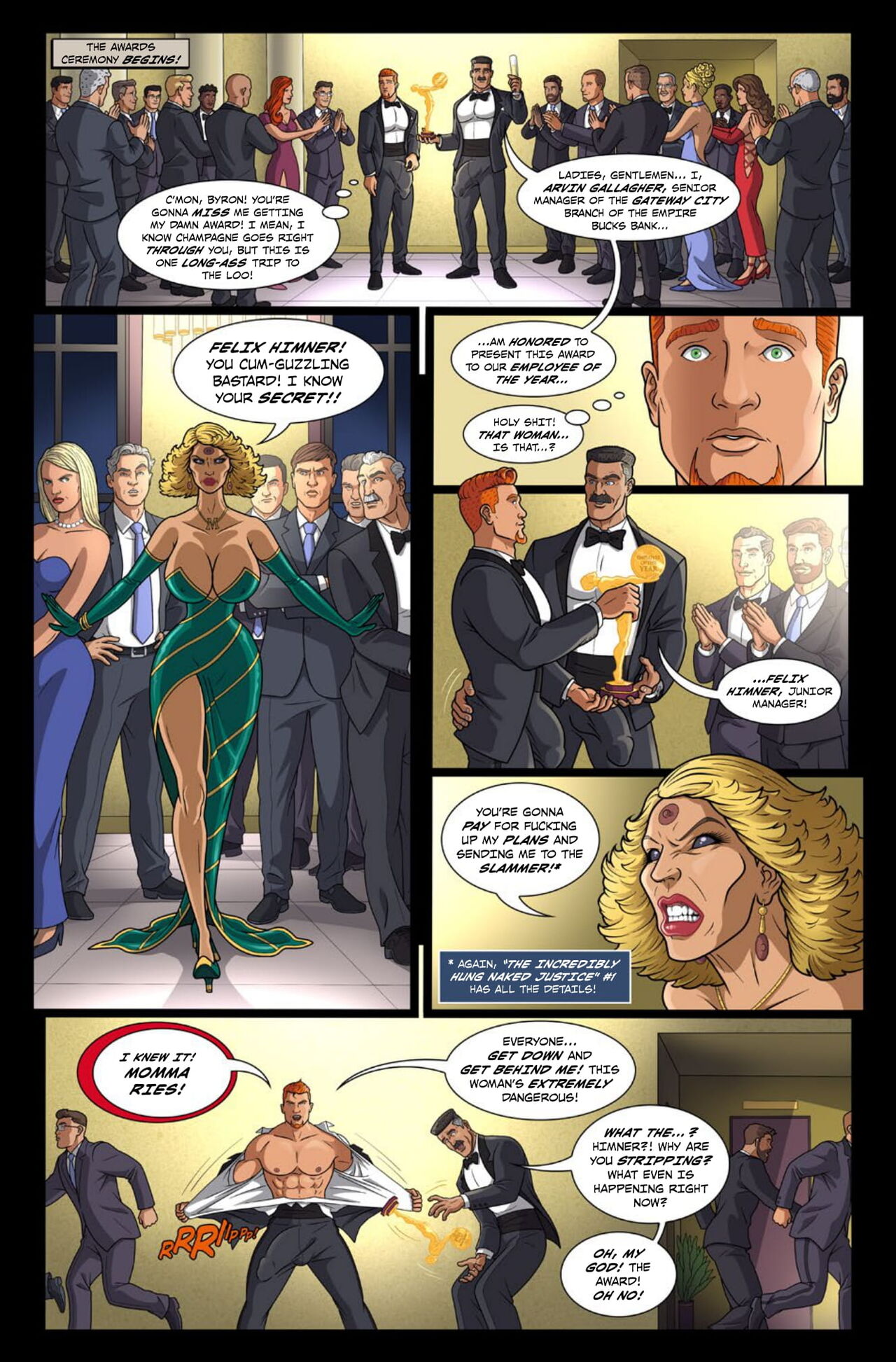 1280px x 1945px - My Boyfriend Is A Superhero - Employee Of The Year Porn Comic - Page 010