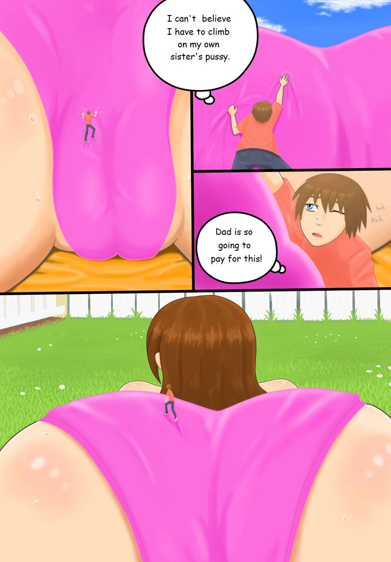 My Sister The Giantess Porn Comic - Page 013