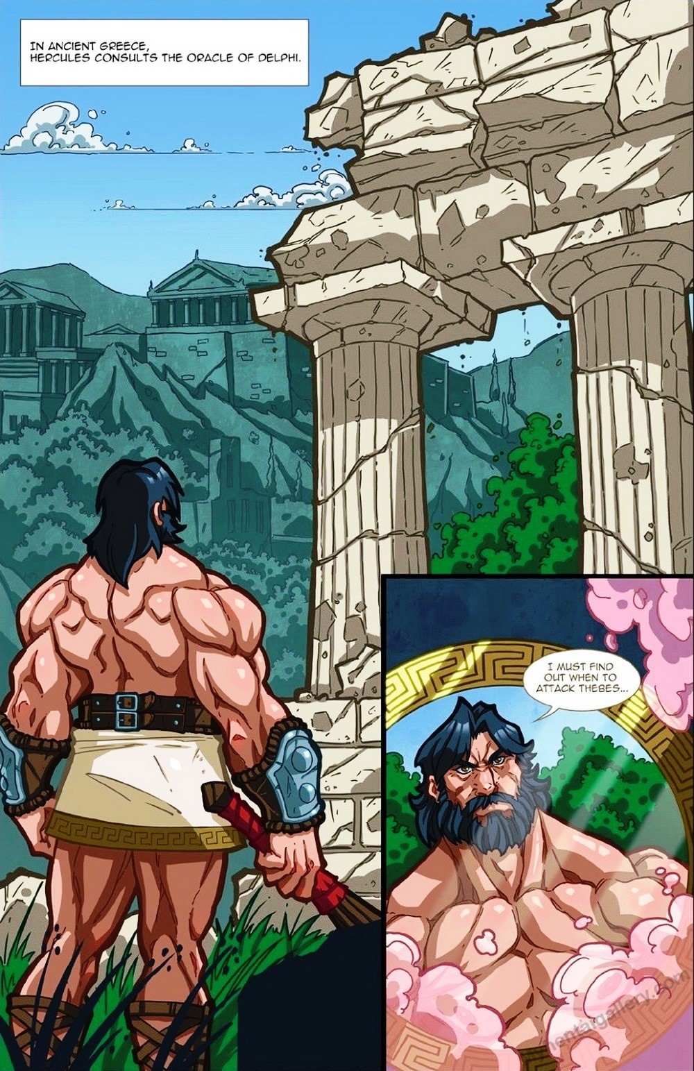 Animated Greek Porn - Mythology Porn Comic - Page 002_4