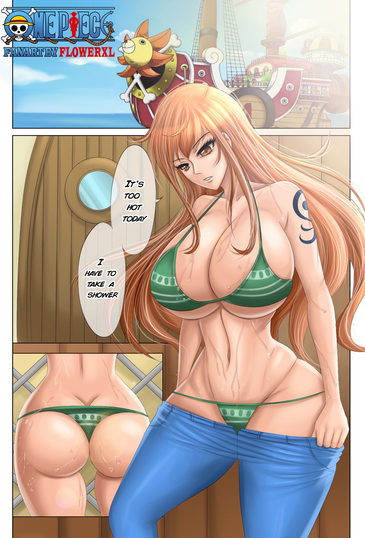 Nami X Sanji HD Hentai Porn Comic - 001