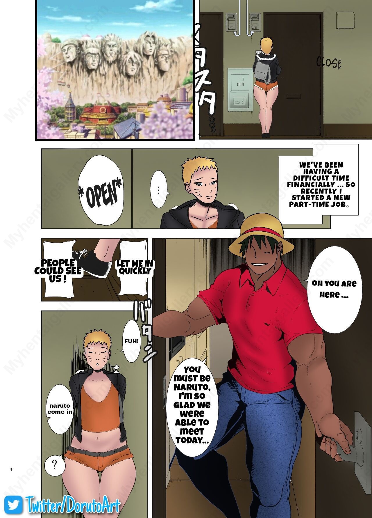 Naruto Secret Job Porn Comic - Page 003