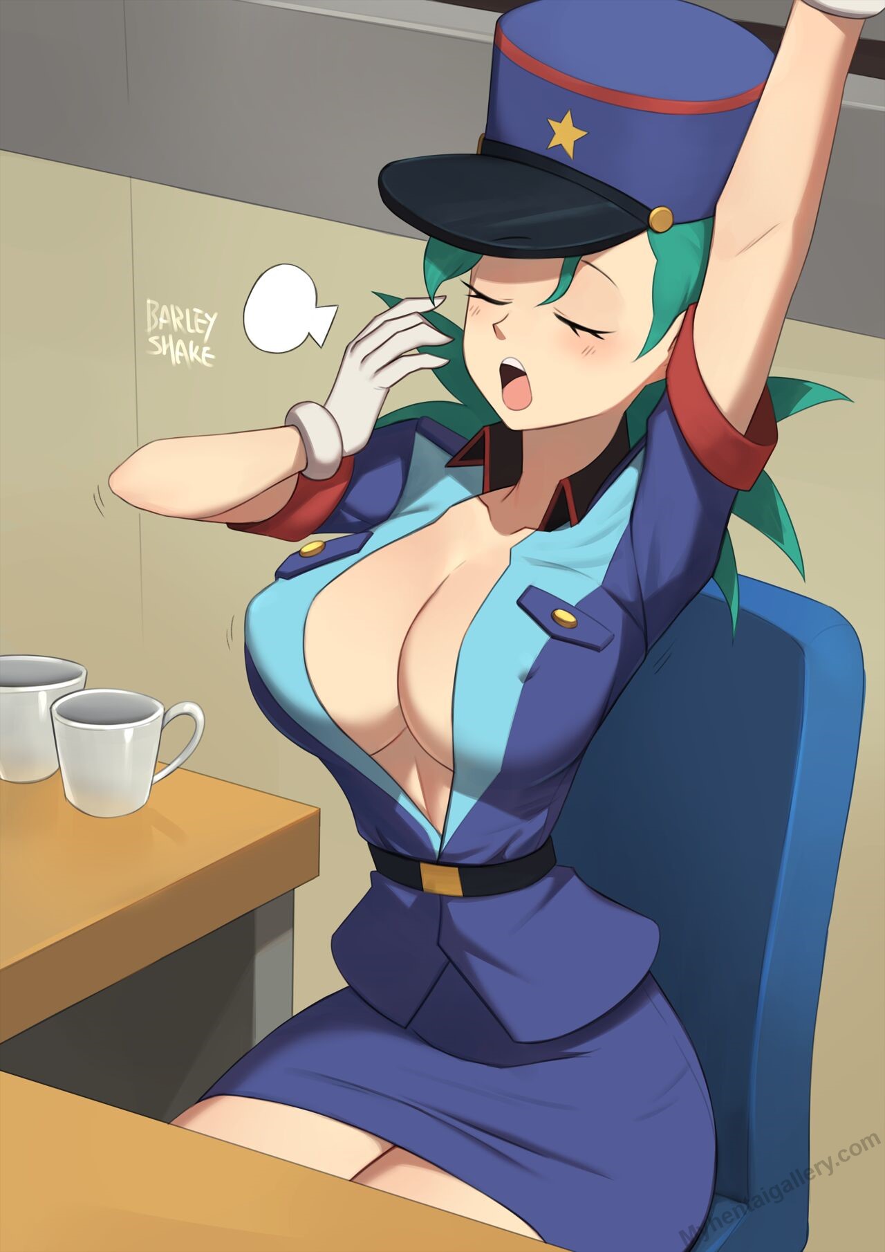 Night Duty With Officer Jenny HD Hentai Porn Comic - 001_6