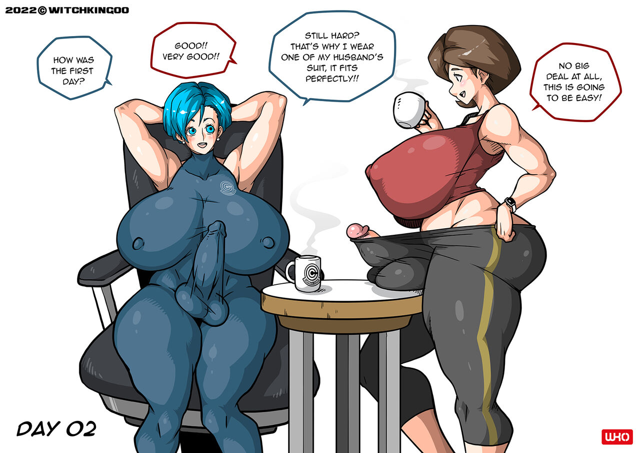 No Nut November Challenge With Bulma And Helen Parr Porn Comic - Page  002_000