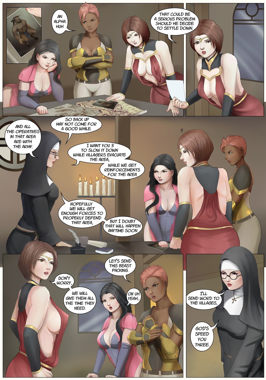 Nun & Bull Porn Comic - Page 003