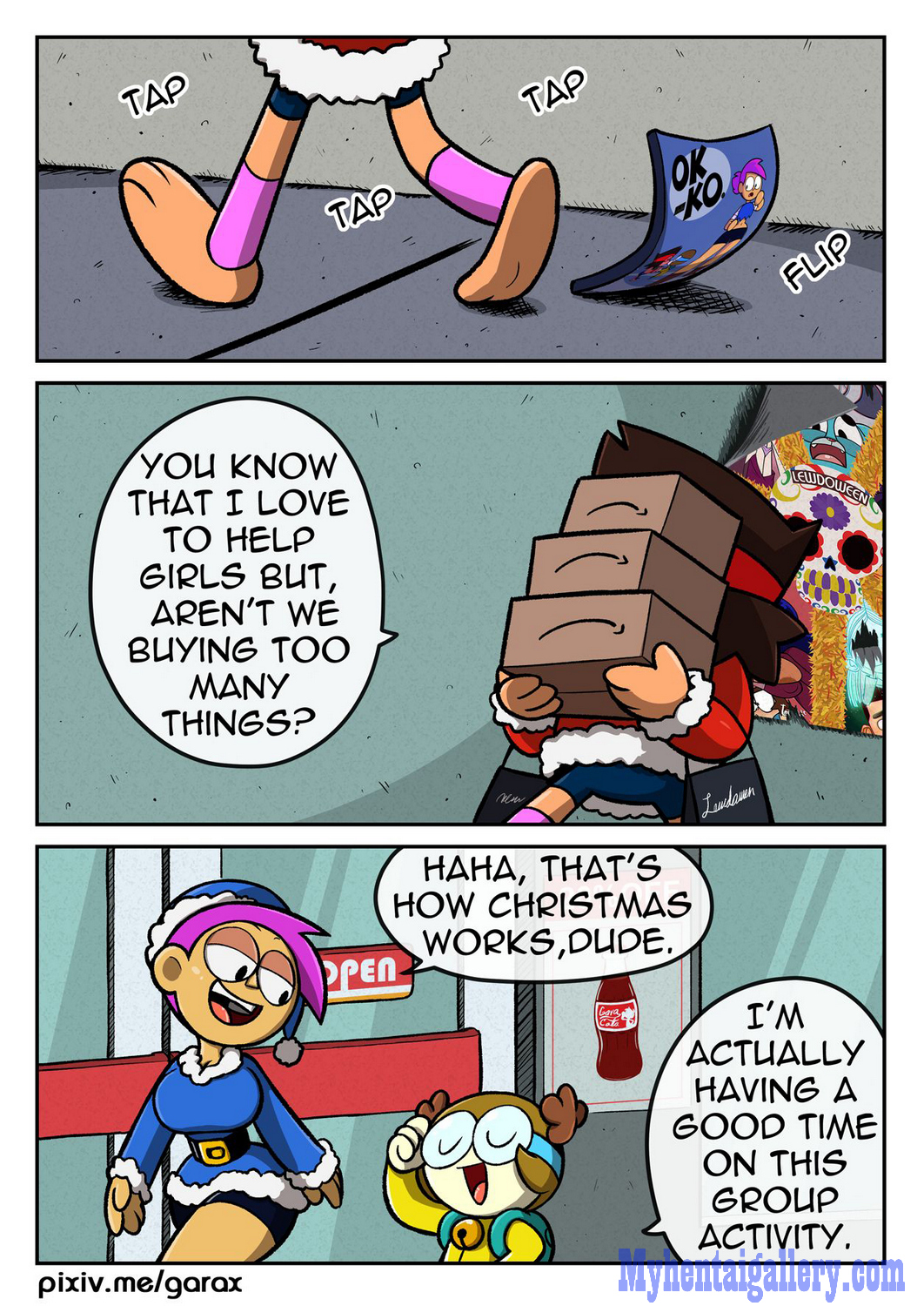 OK K.O. Xmas Special Porn Comic - Page 003