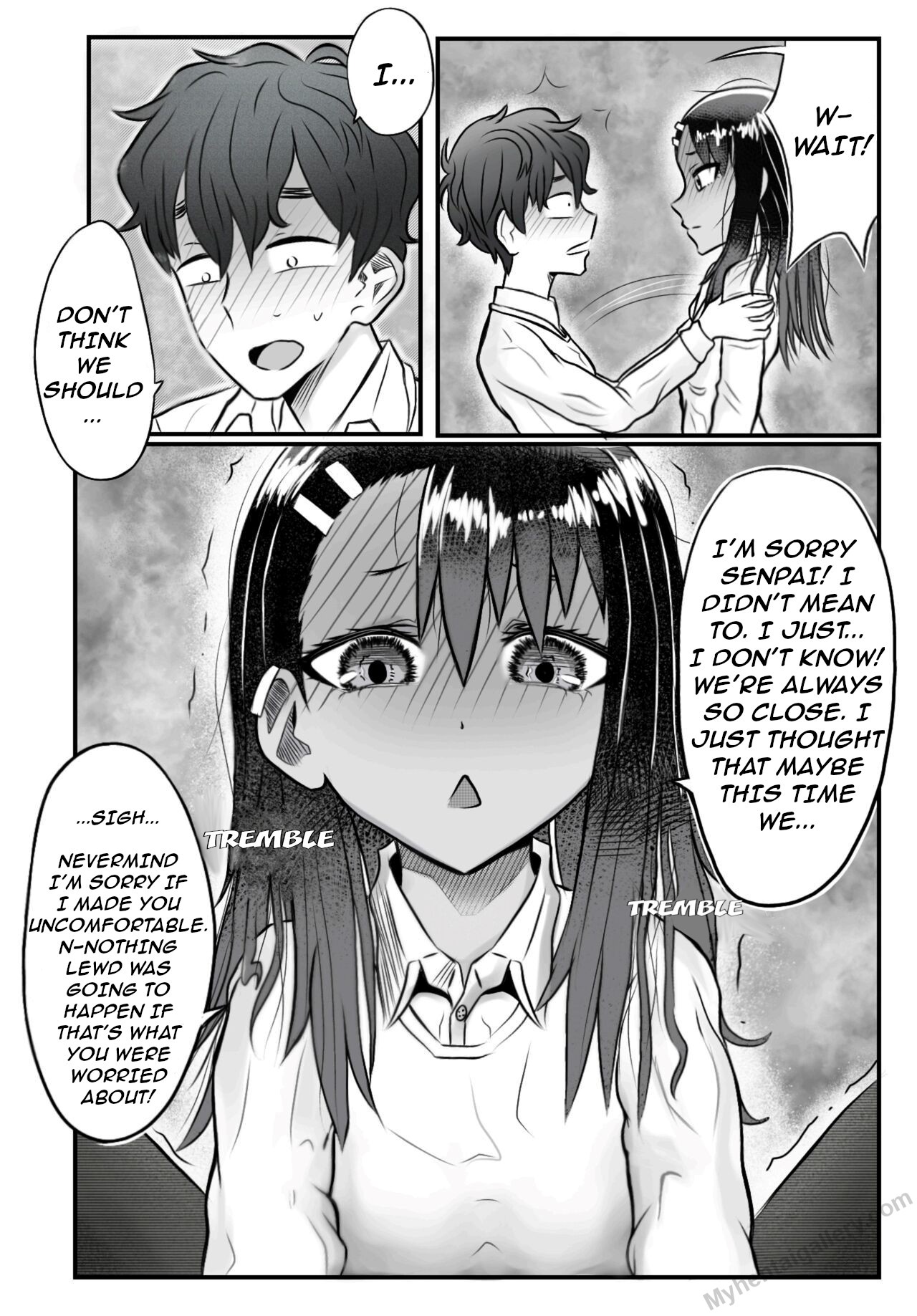 One Night With Nagatoro-San! Porn Comic - Page 019