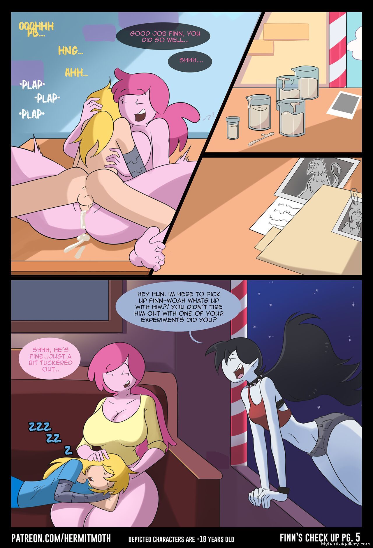 PB Gives Finn A Check Up - Hentai <b>Comic</b> <b>Porn</b> <b>Comic</b> Sex Manga - HentaiMy.