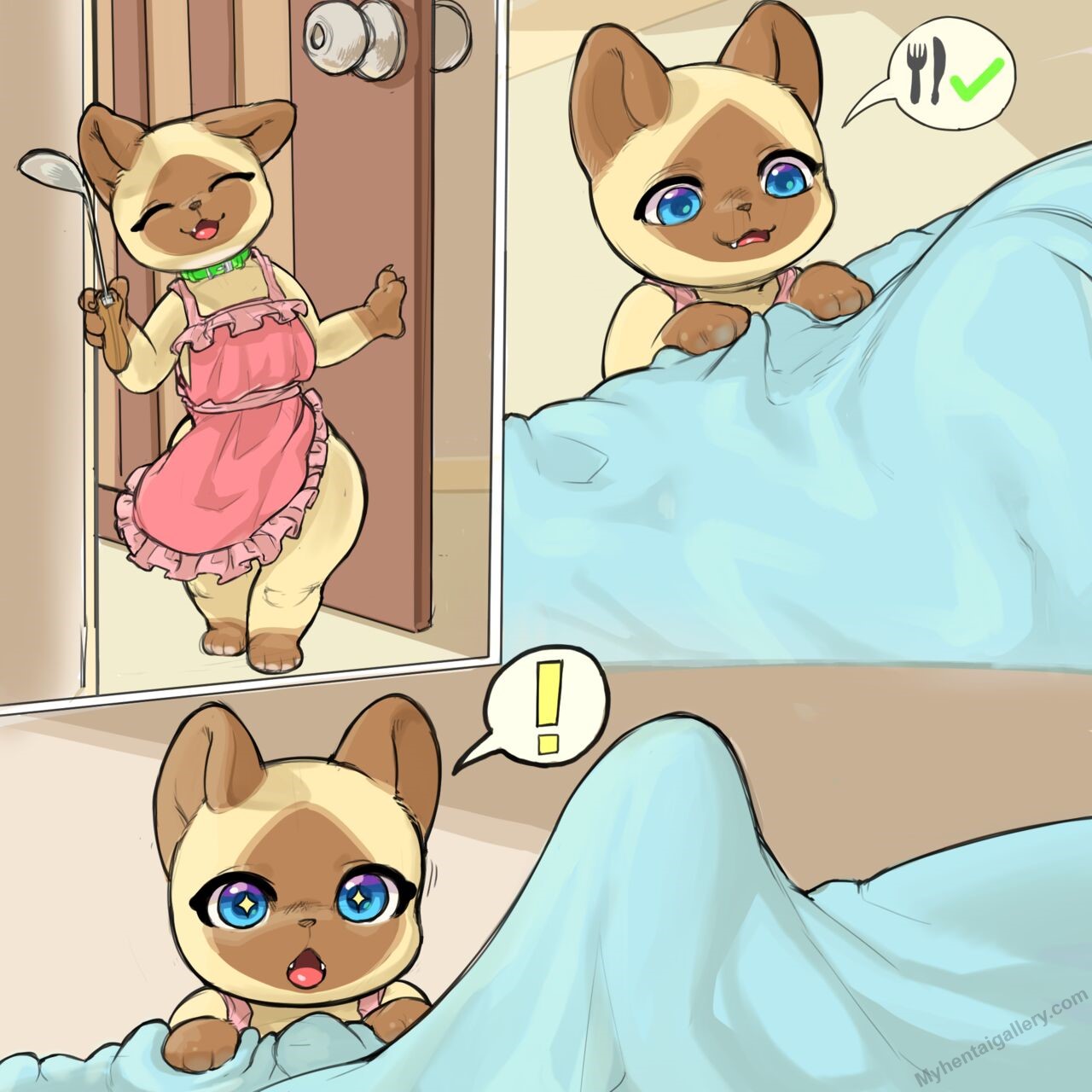 Palico Wife Porn Comic - Page 002_5