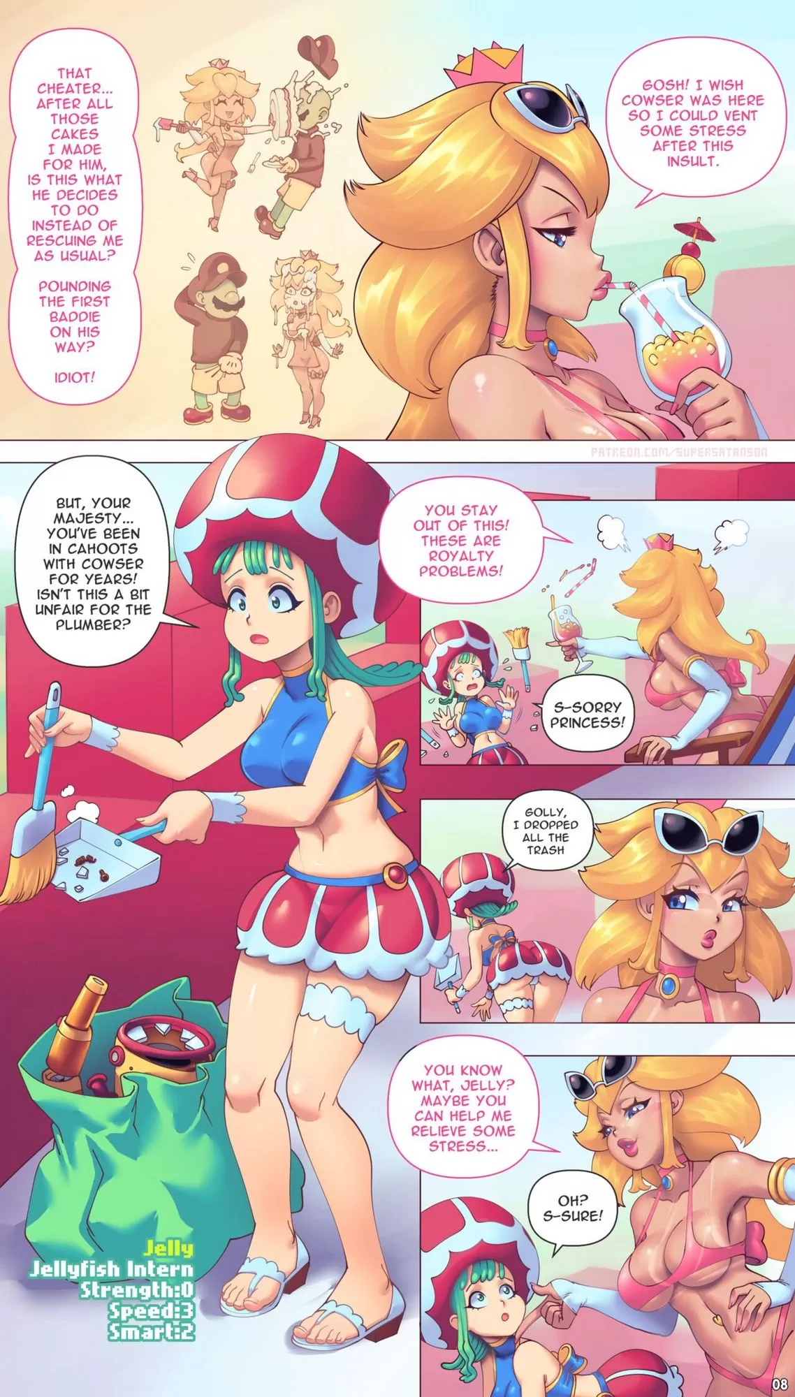 Plumber + Princess Porn Comic - Page 009_000.webp