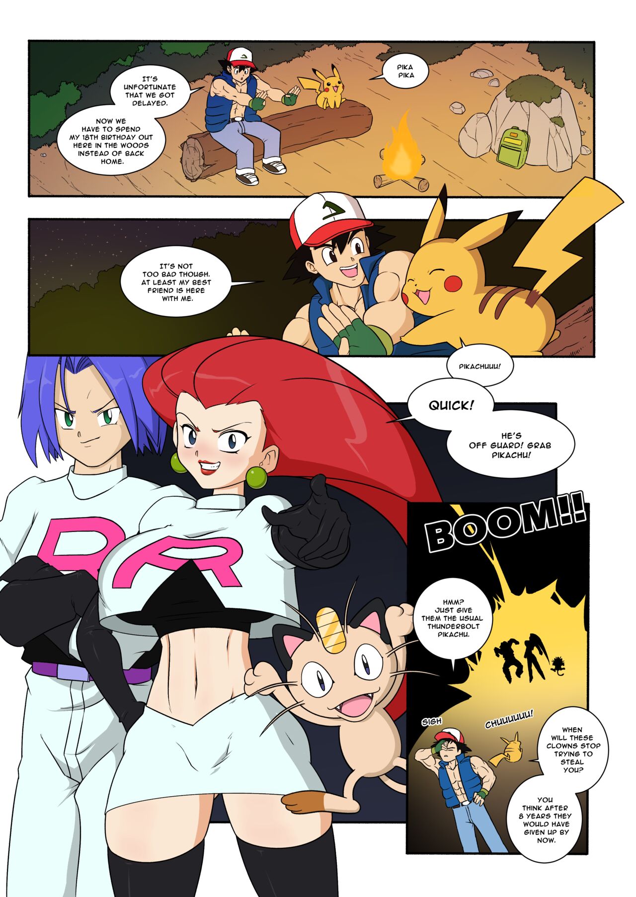 Pokemon - The Perfect Present Porn Comic - Page 002