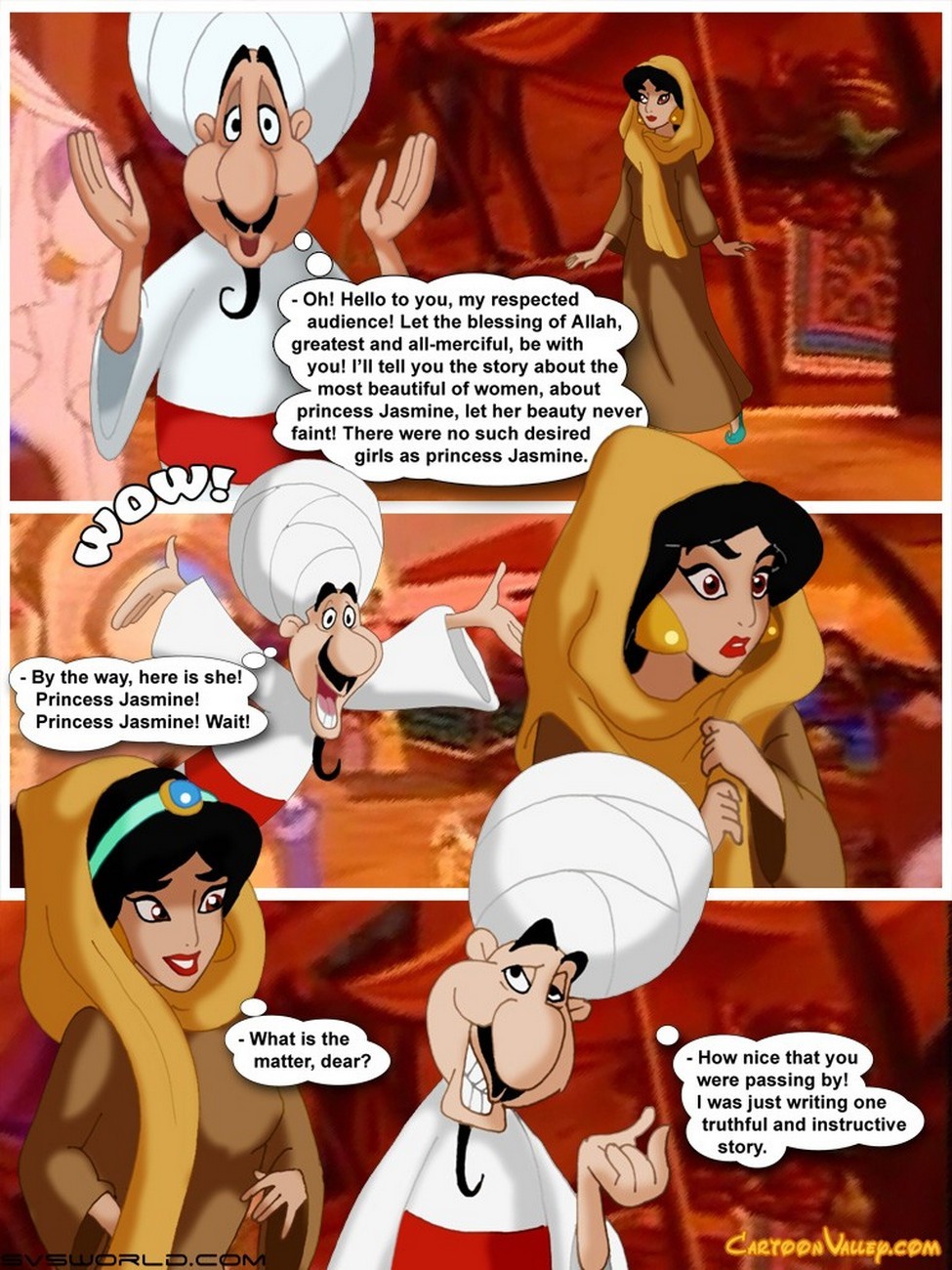 Princess Jasmine And Deceitful Gossips Porn Comic Page 002 