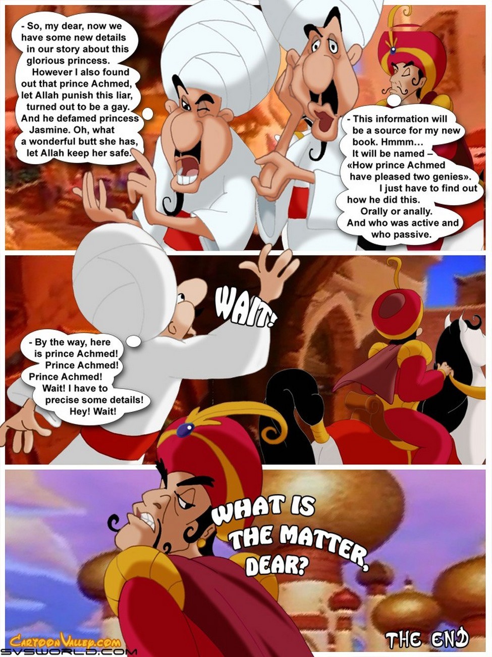 Princess Jasmine And Deceitful Gossips Porn Comic Page 012 