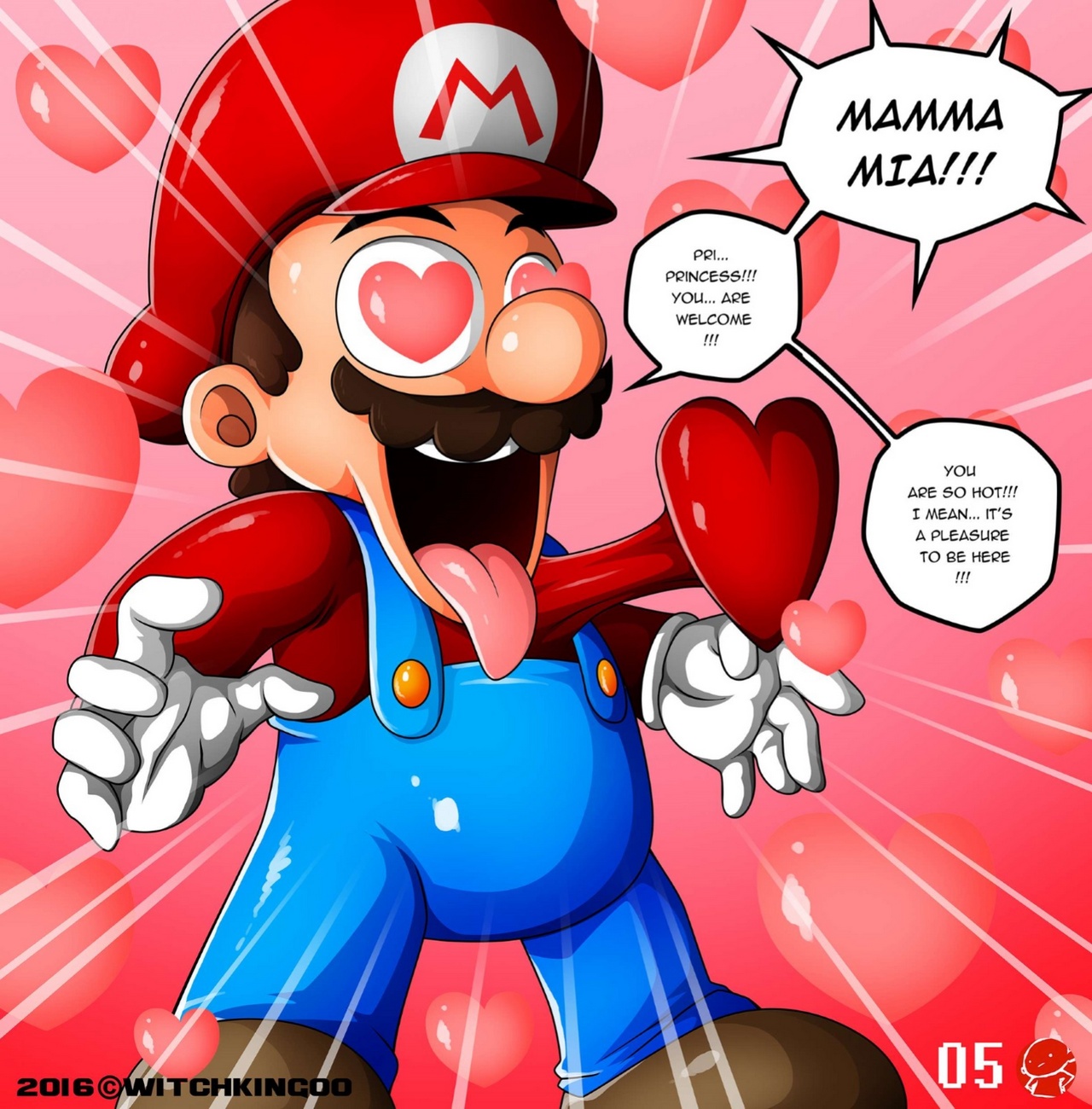 Princess Peach - Thanks Mario HD Hentai Porn Comic - 006