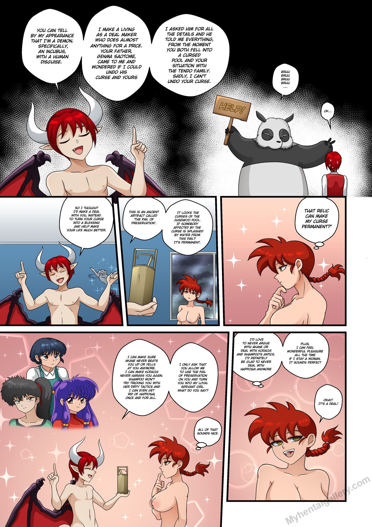 Ranma x Incubus Porn Comic - Page 006