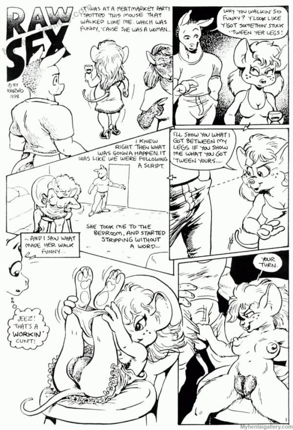 Raw Sex Porn Comic Page 001 