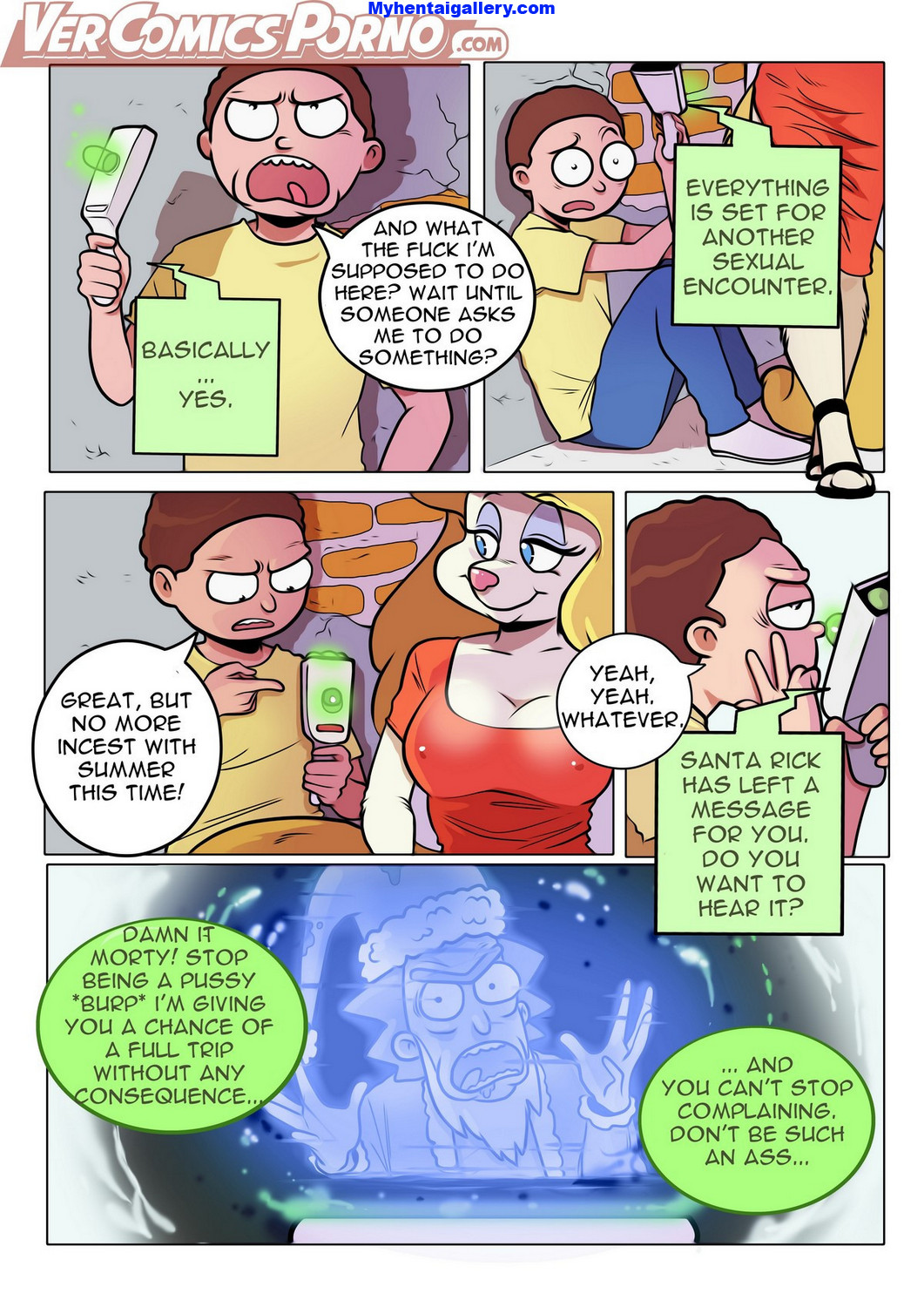 Rick & Morty - Pleasure Trip 3 Porn Comic - Page 004