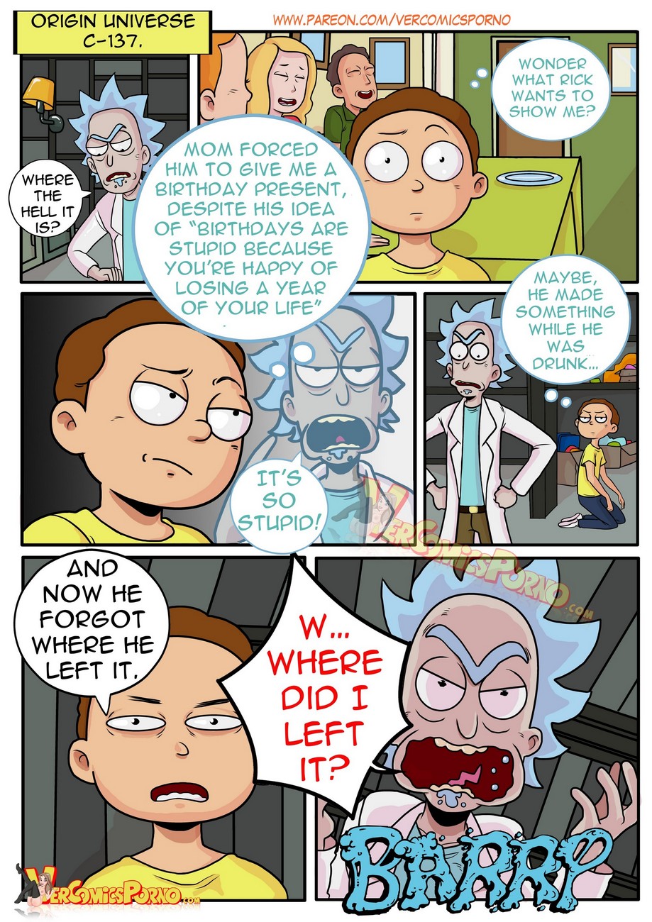 Rick & Morty - Pleasure Trip Porn Comic - Page 002