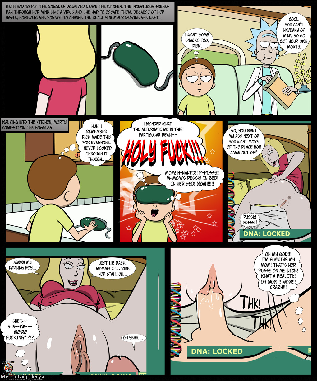 Rick and Morty - A Paralllel Relationship Porn Comic - Page 006